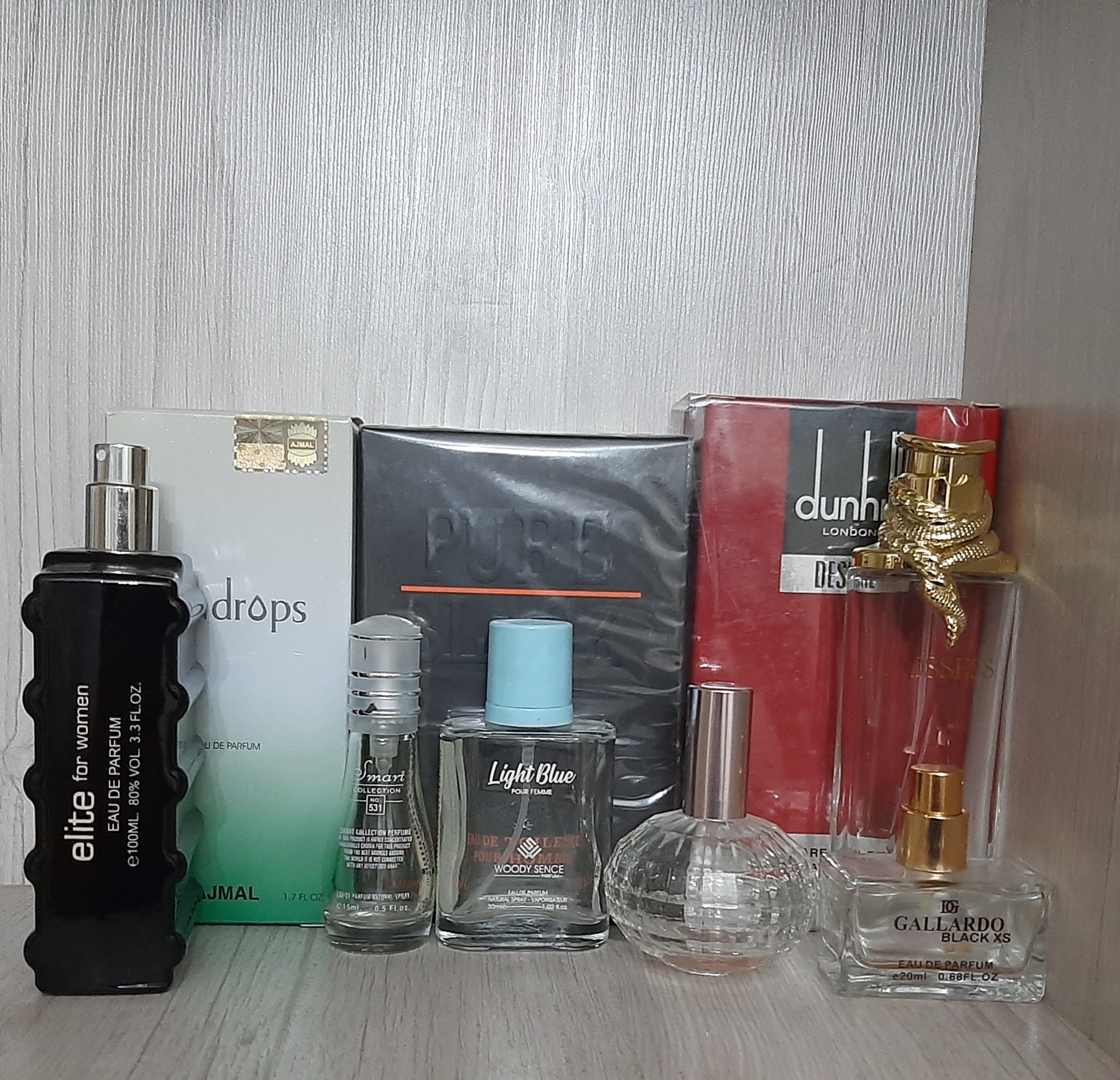 انواع شیشه ادکلن های اورجینال برند