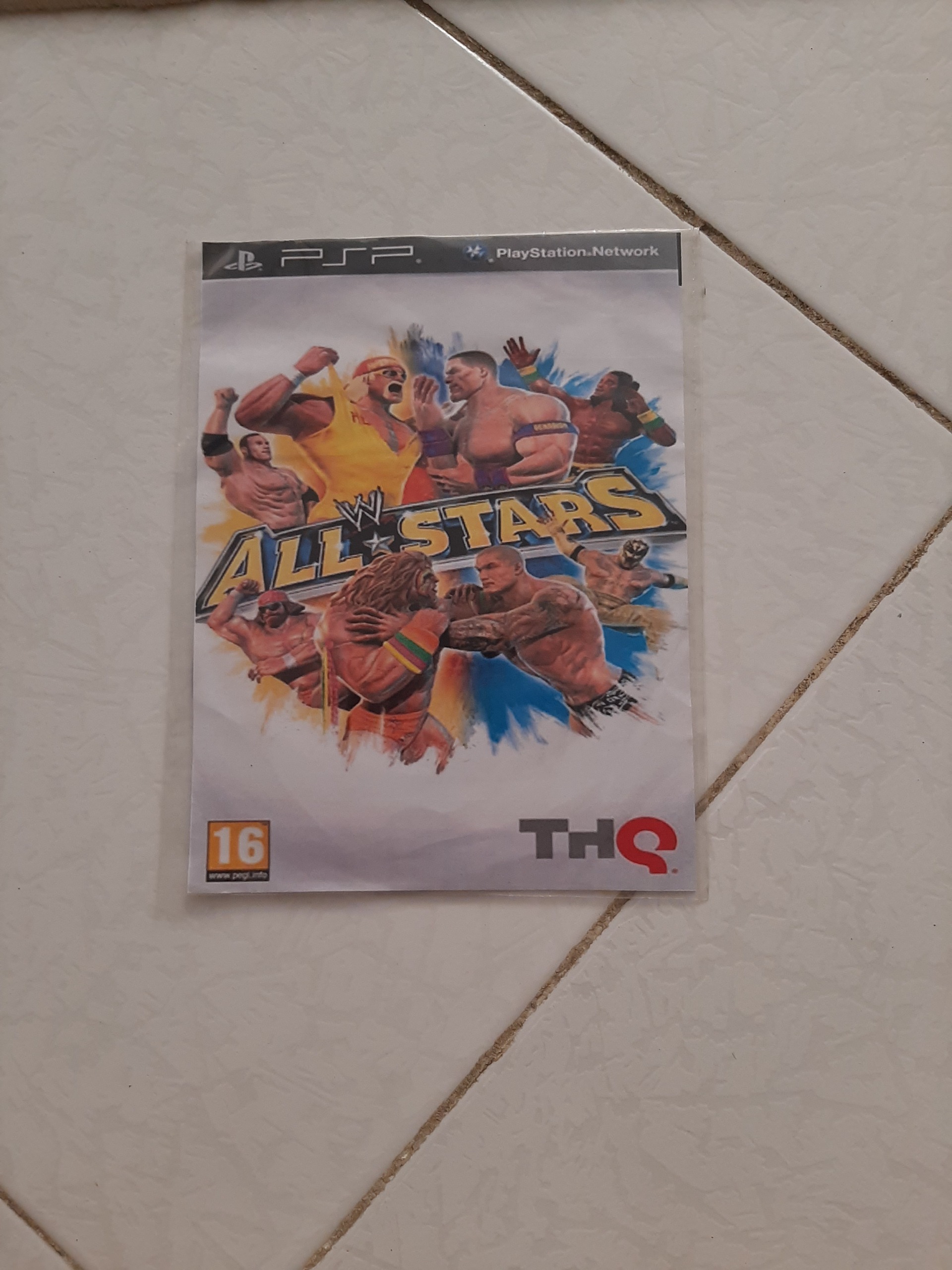 بازی کمیاب کشتی کج wwe all stars مخصوص psp