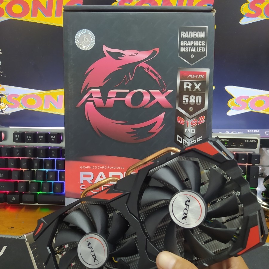 کارت گرافیک rx580 پلم تمیز