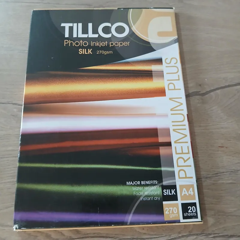 کاغذ TILCO فتوگلاسه براق A4مخصوص چاپ عکس