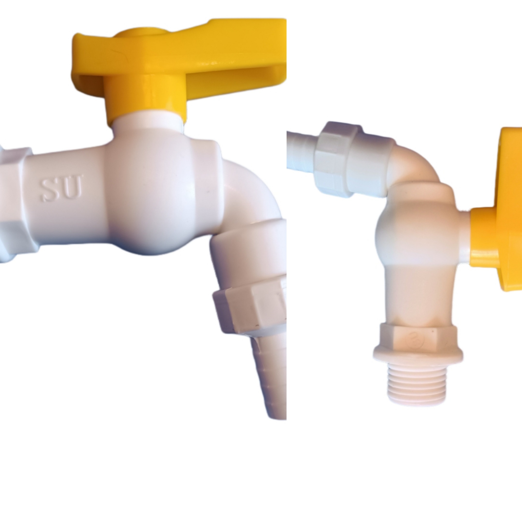 شیر  آب حیاطی پلاستیکی سایز 2 پک 2تایی