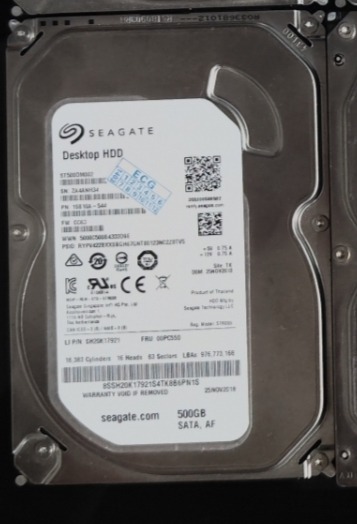 هارد سیگیت 3.5اینچی 500گیگ (سلامت 100)