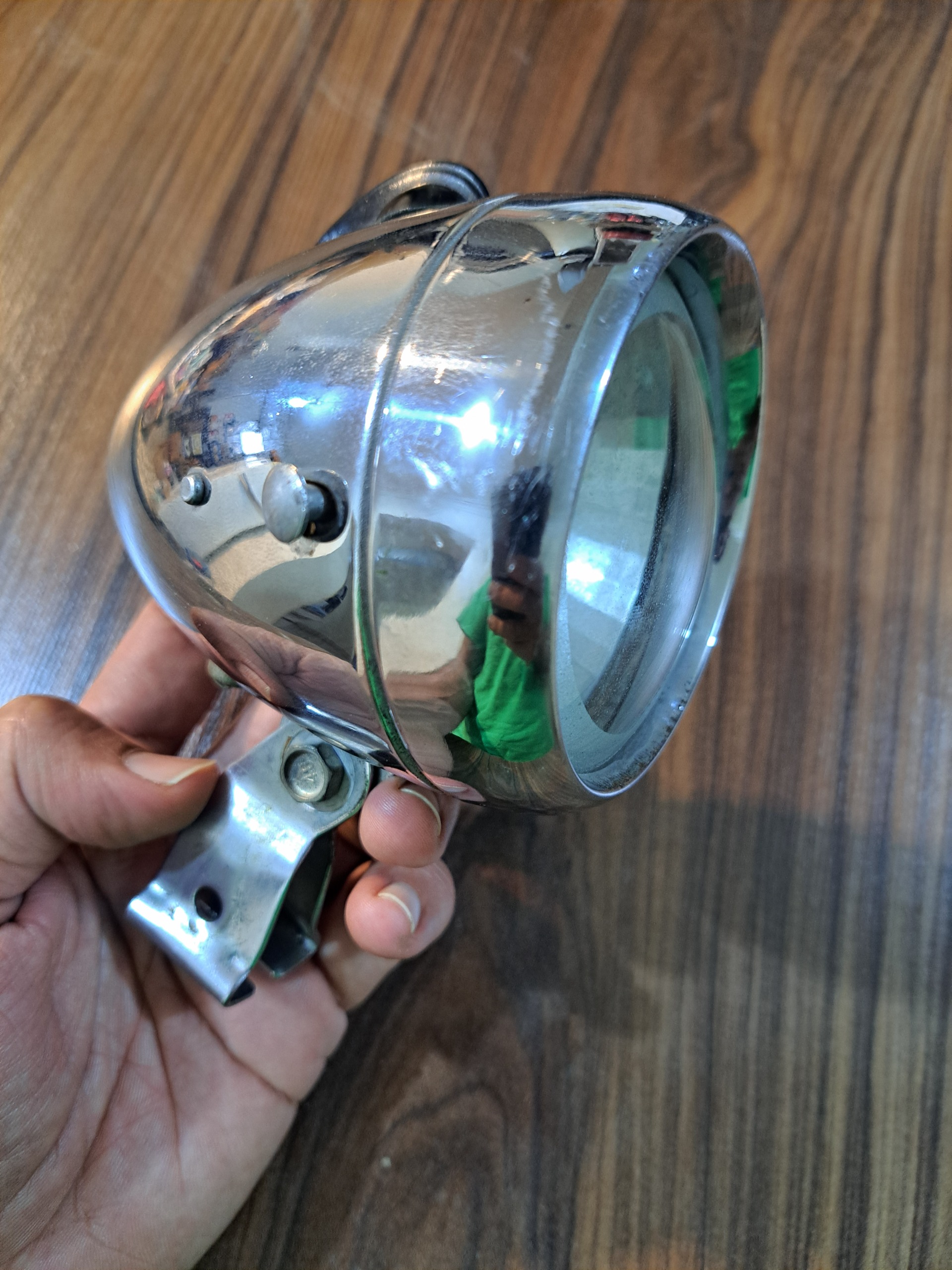 چراغ استیل دوچرخه