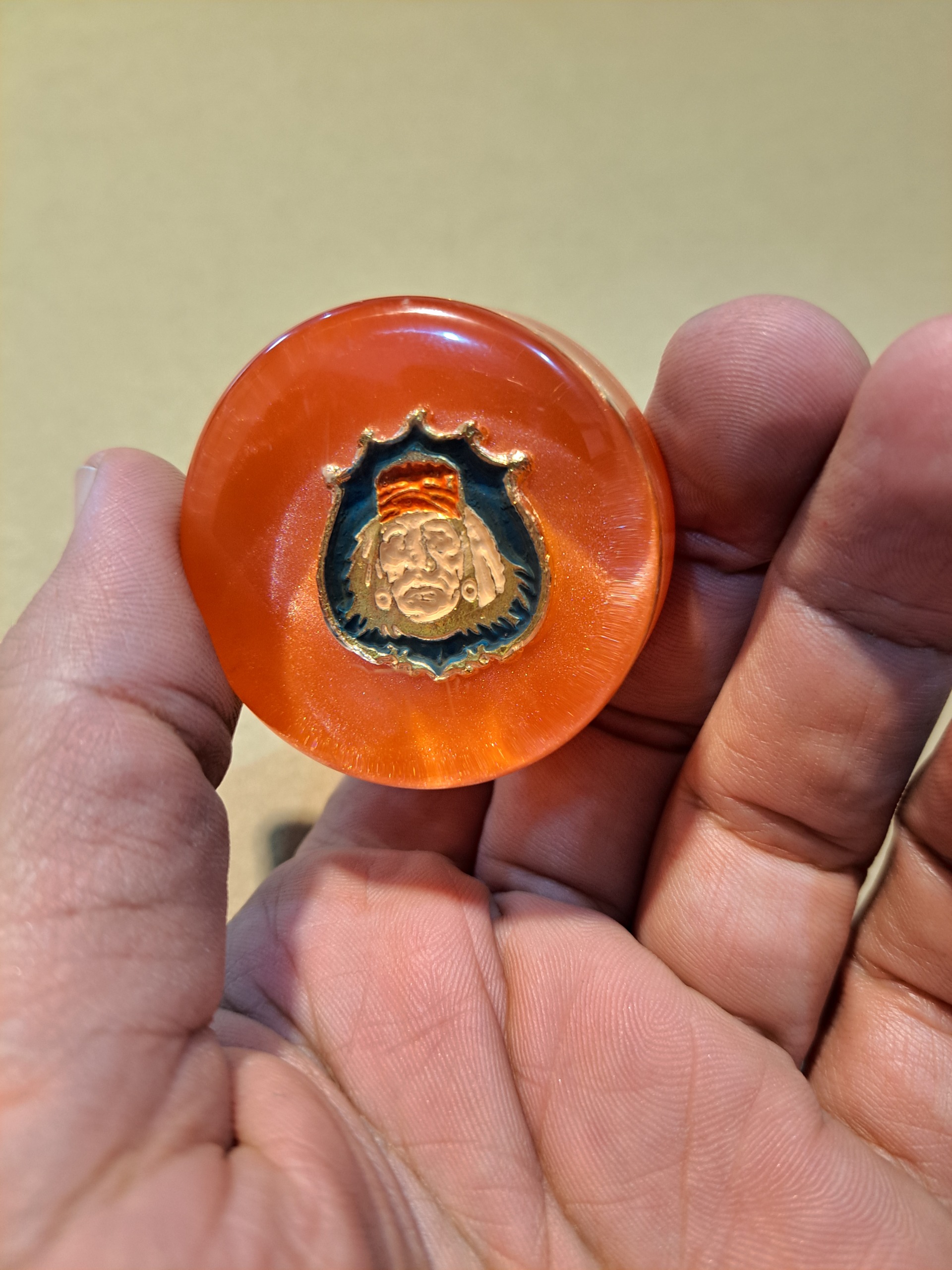 سر دنده قدیمی طرح سرخپوست