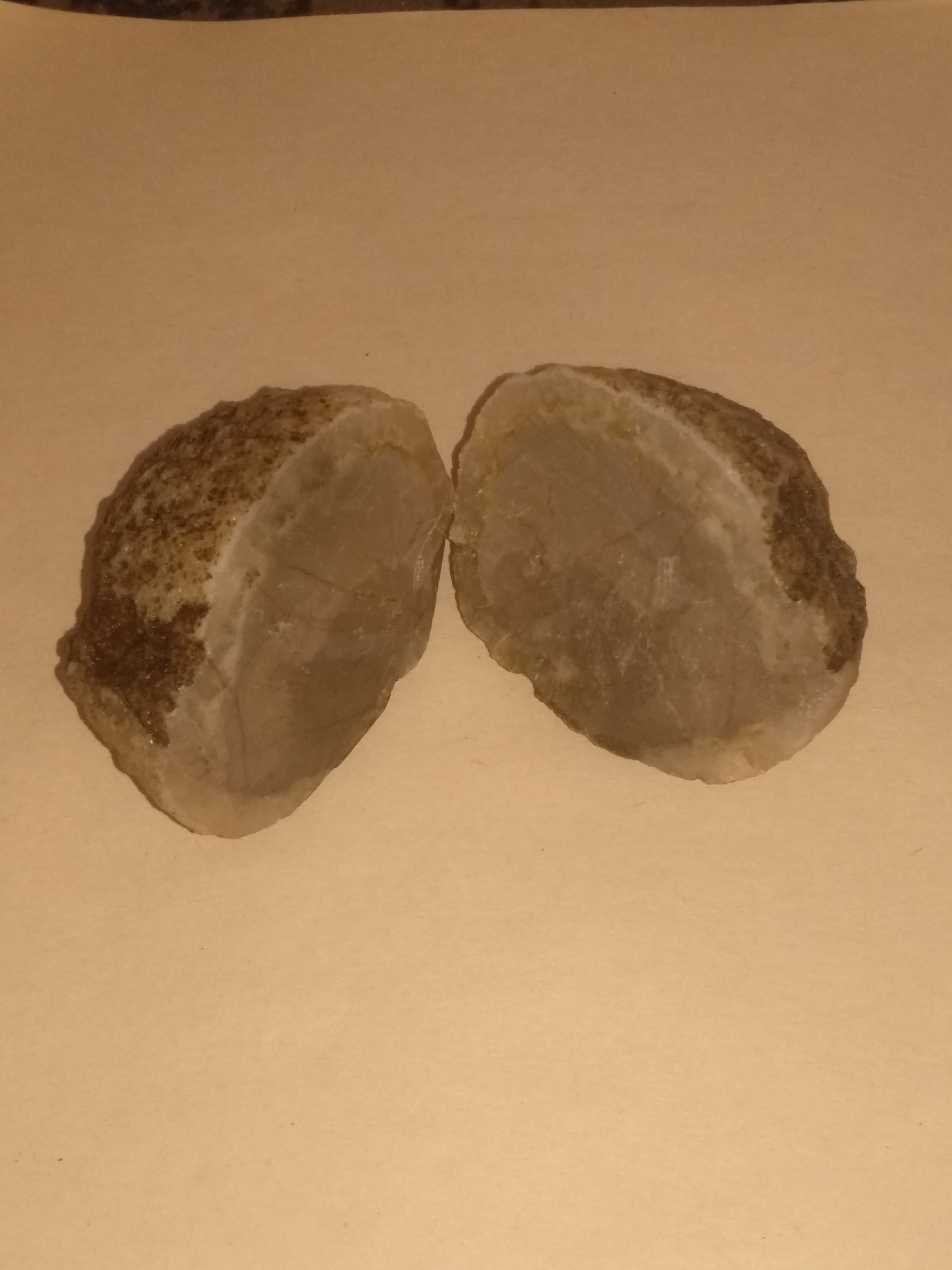 چهار جفت سنگ عقیق راف برشخورده کلکسیونی