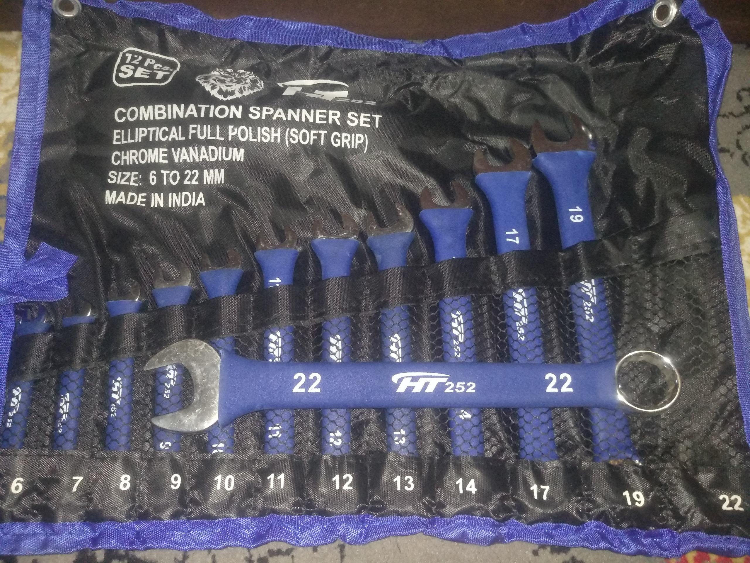 آچار رینگی خارجی 12 تیکه آکبند