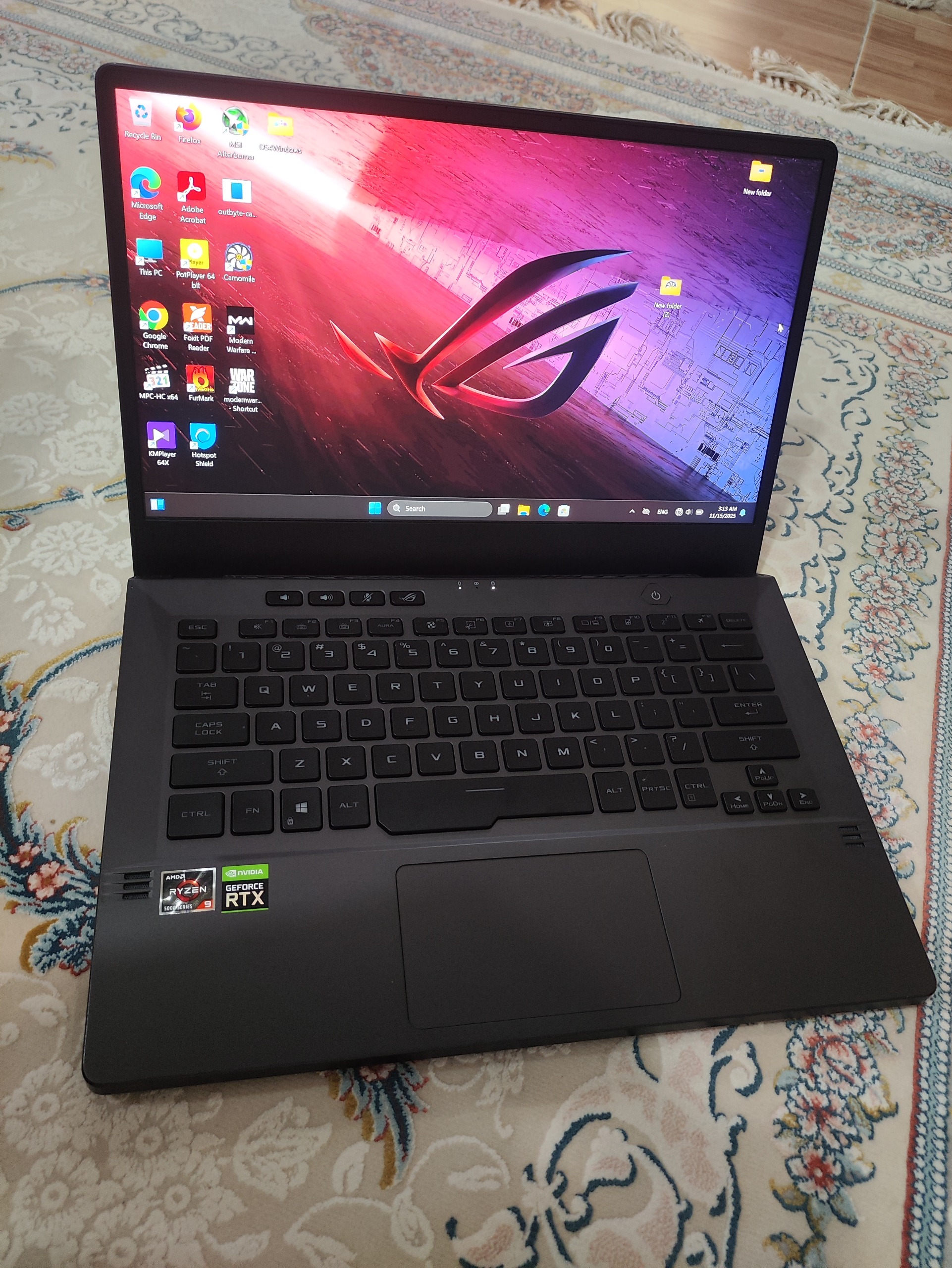 لپ تاپ گیمینگ Asus Rog Zephyrus 14