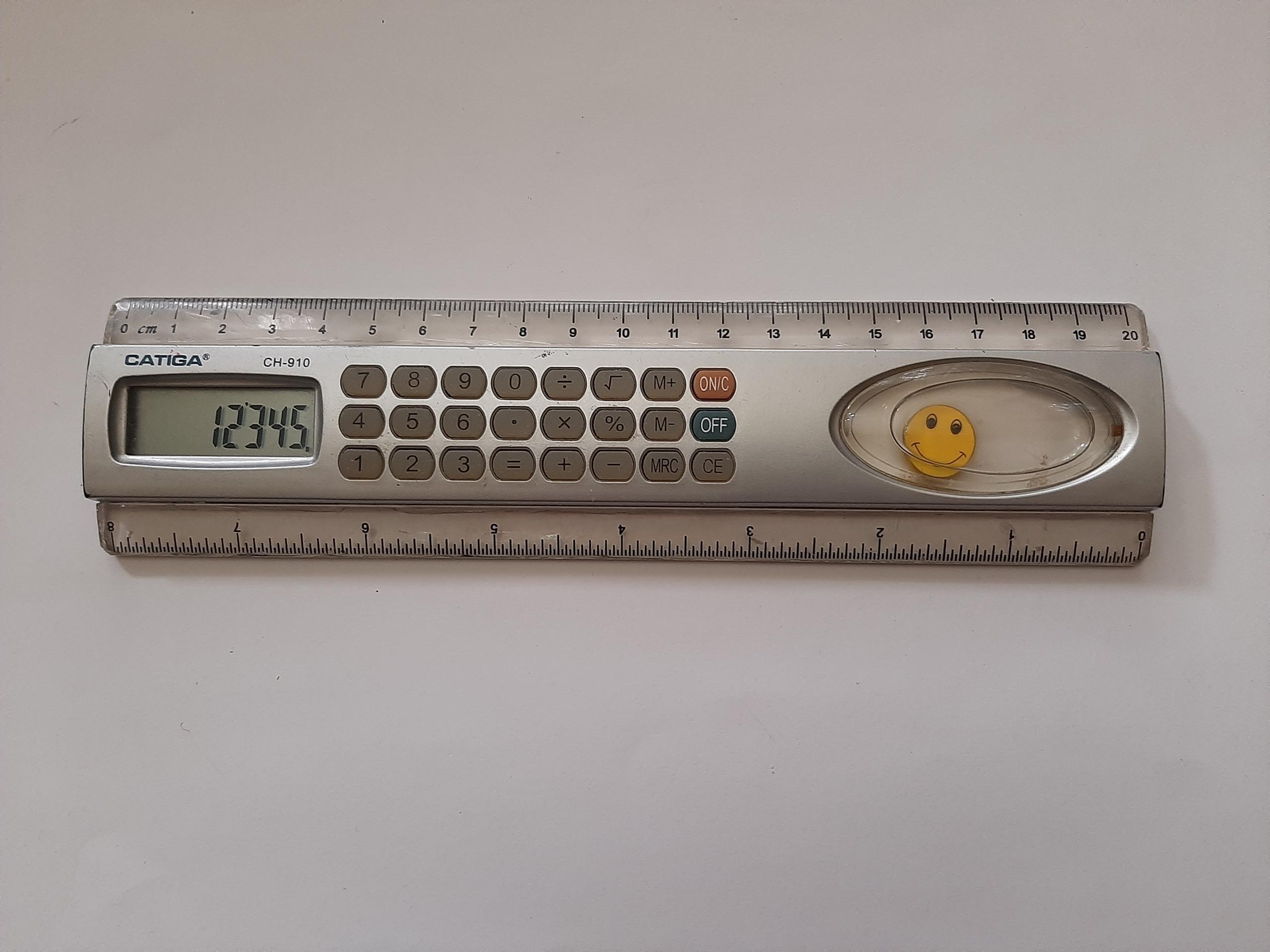 خط کش ماشین حساب دار و ترازدار