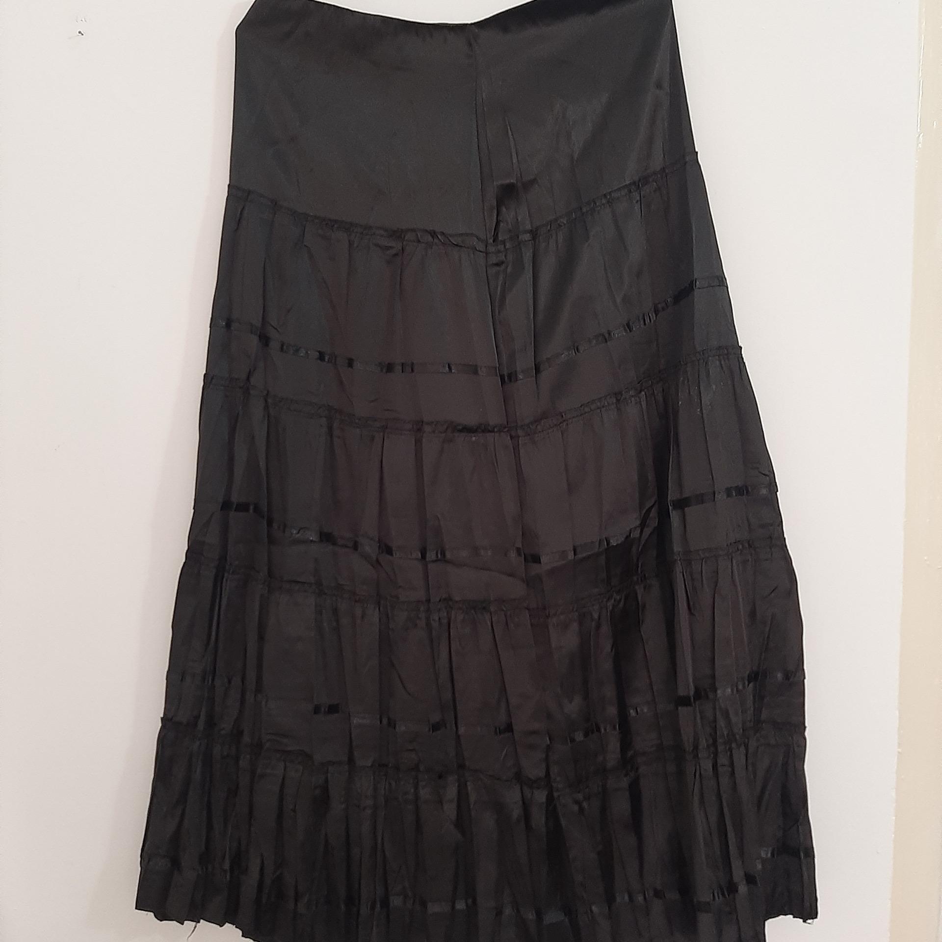 دامن ساتن مشکی