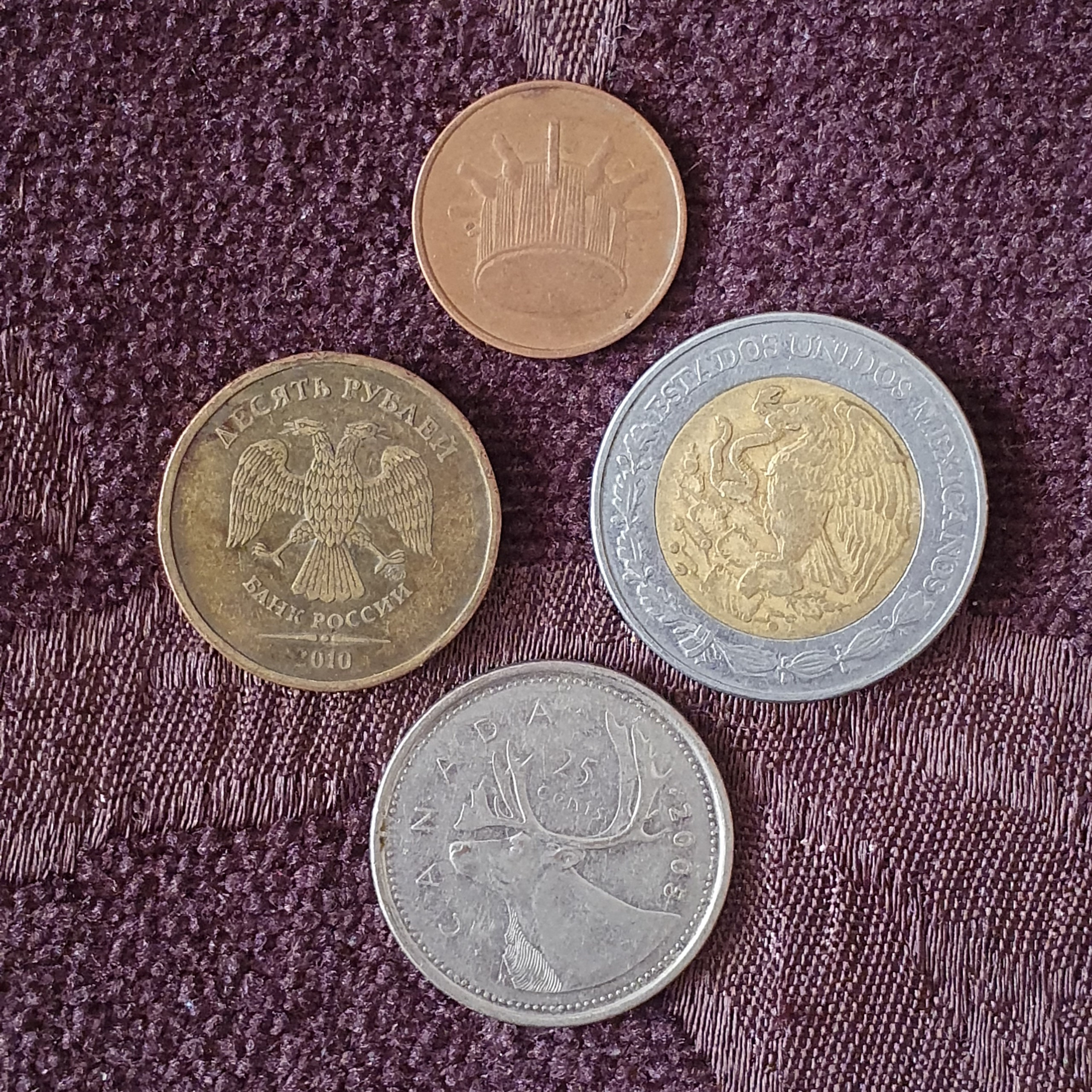 4 عدد سکه زیبای کلکسیونی ش 9