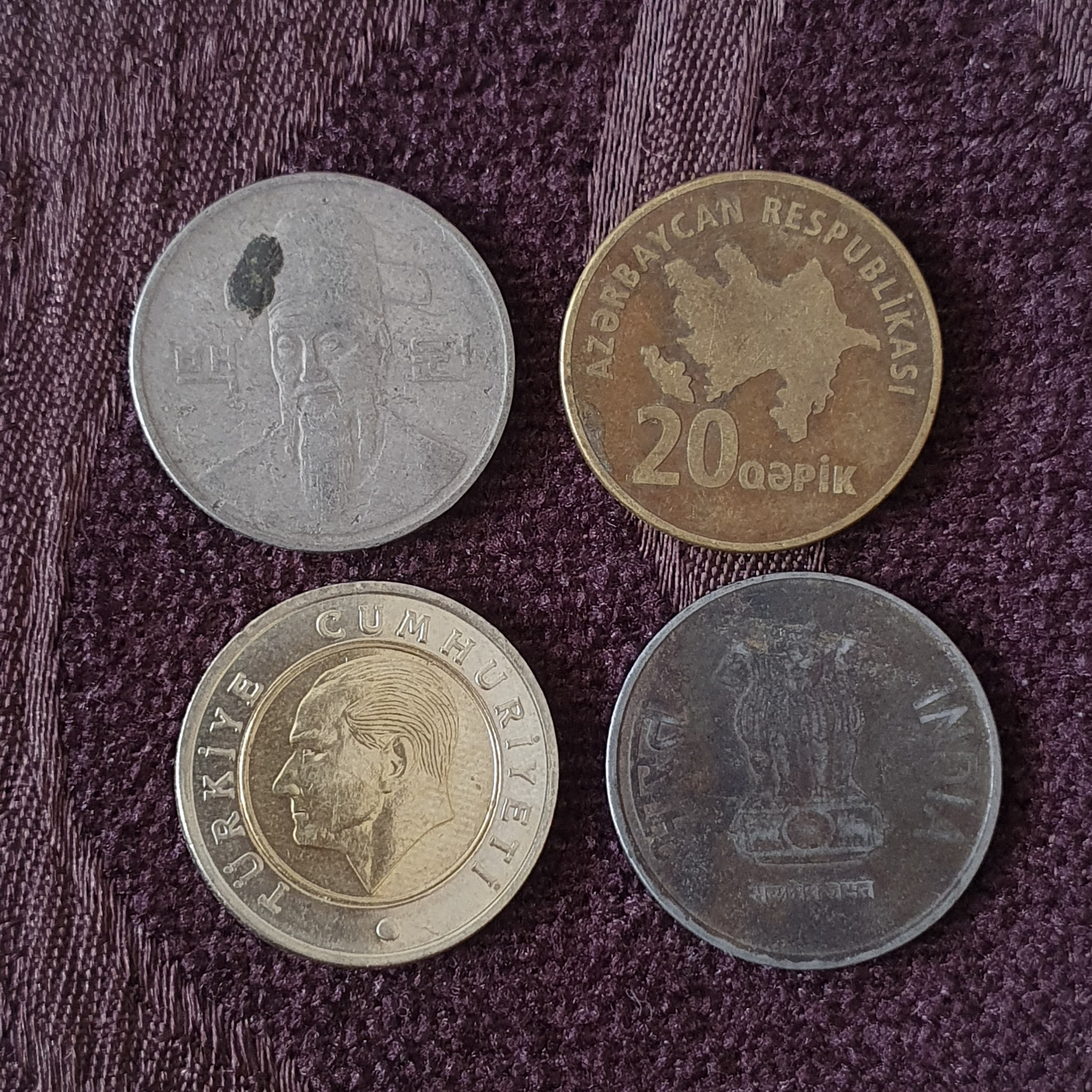 4 عدد سکه زیبای کلکسیونی ش 8