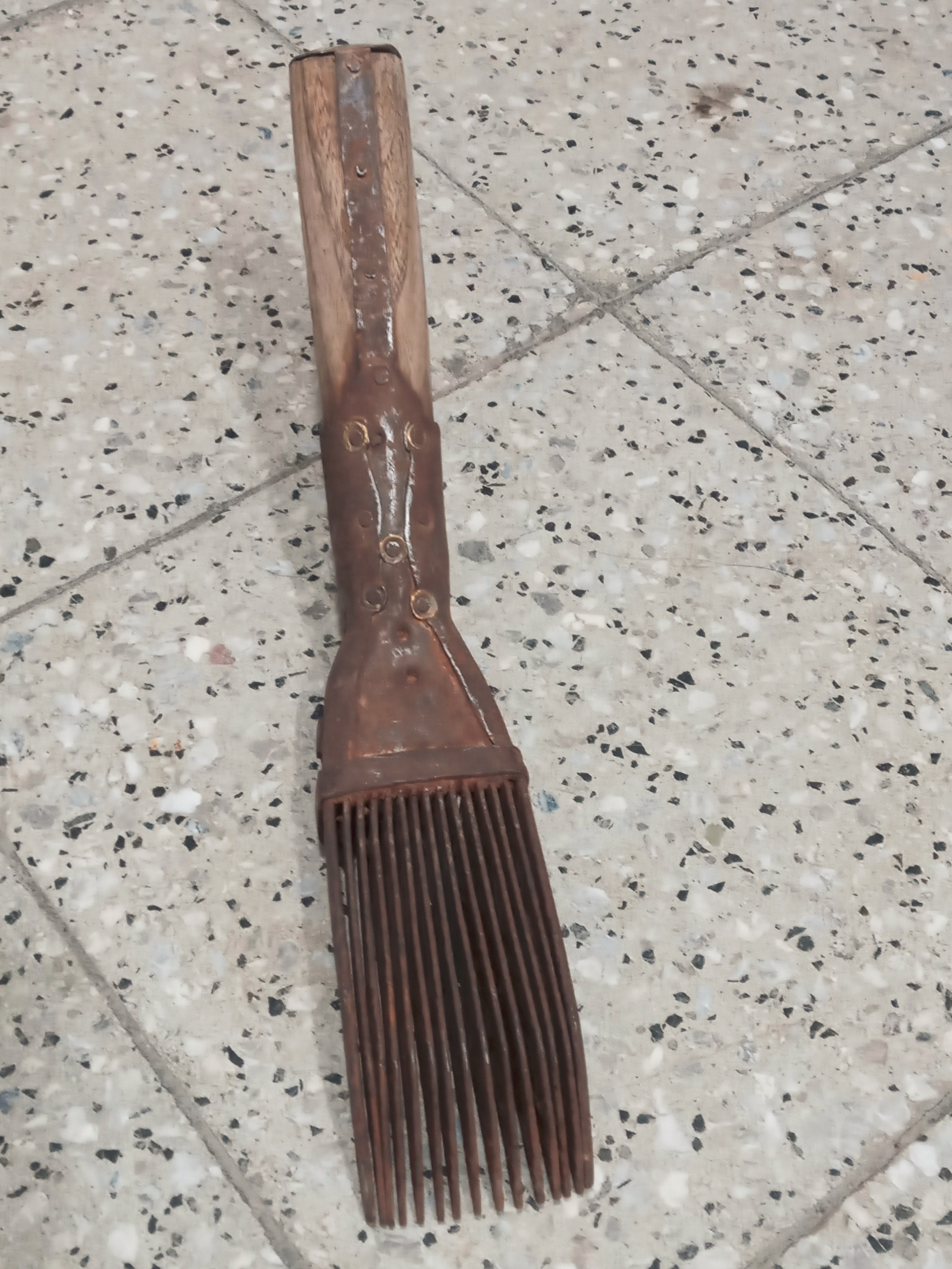 شانه قالیبافی قدیمی دستوک کلکسیونی ش 2