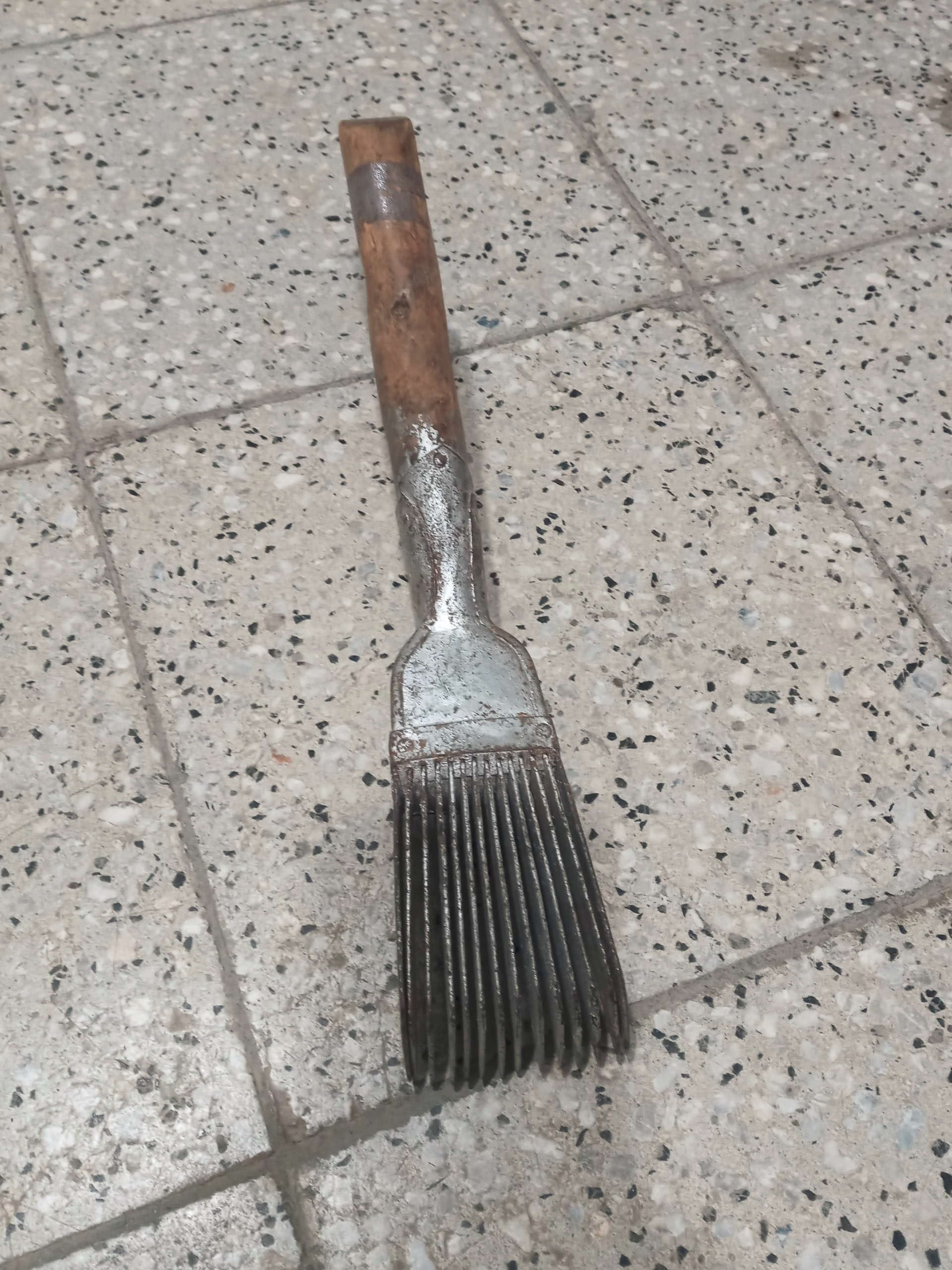 شانه قالیبافی قدیمی دستوک کلکسیونی ش 4