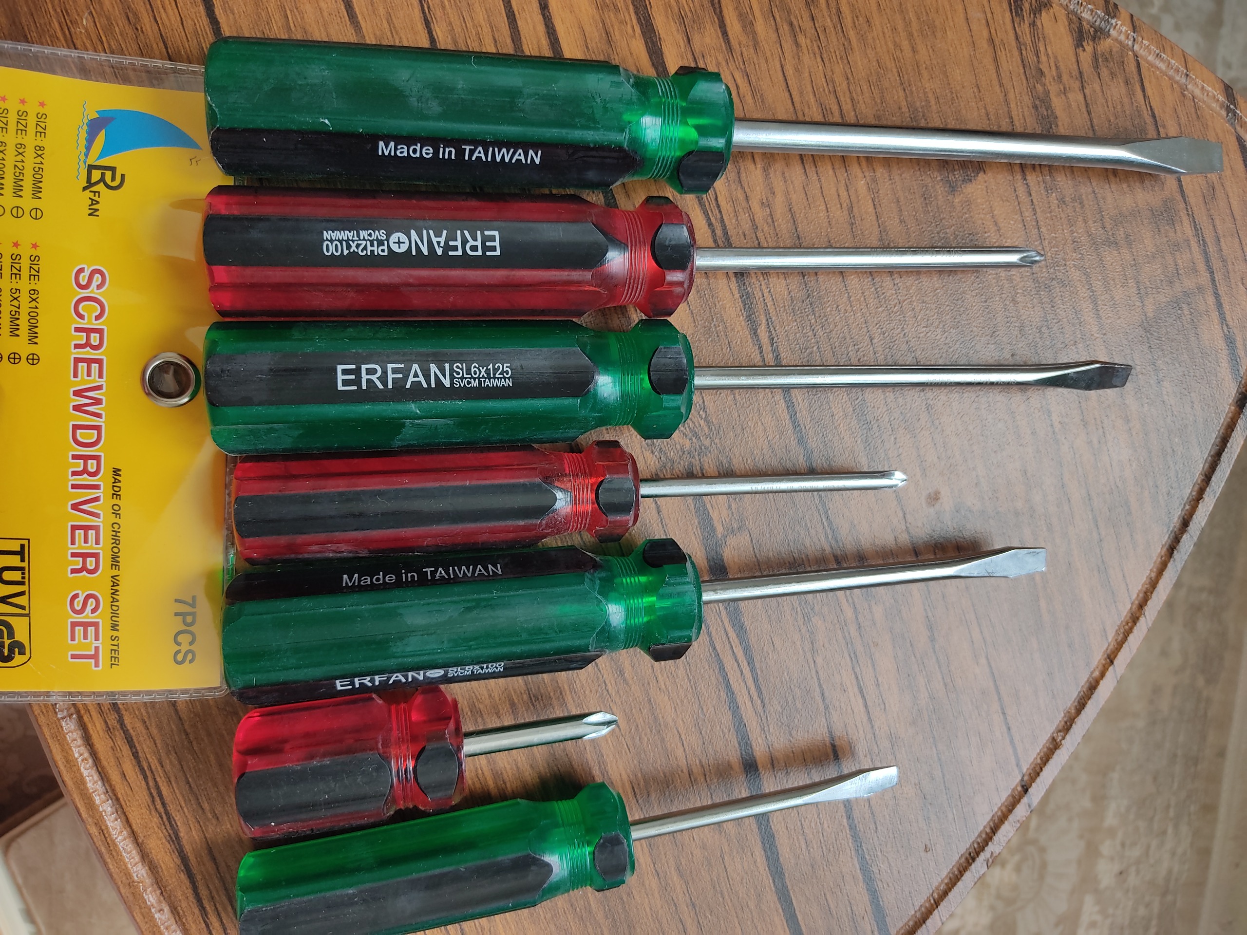 پیچ گوشتی 7 عددی erfan تایوانی