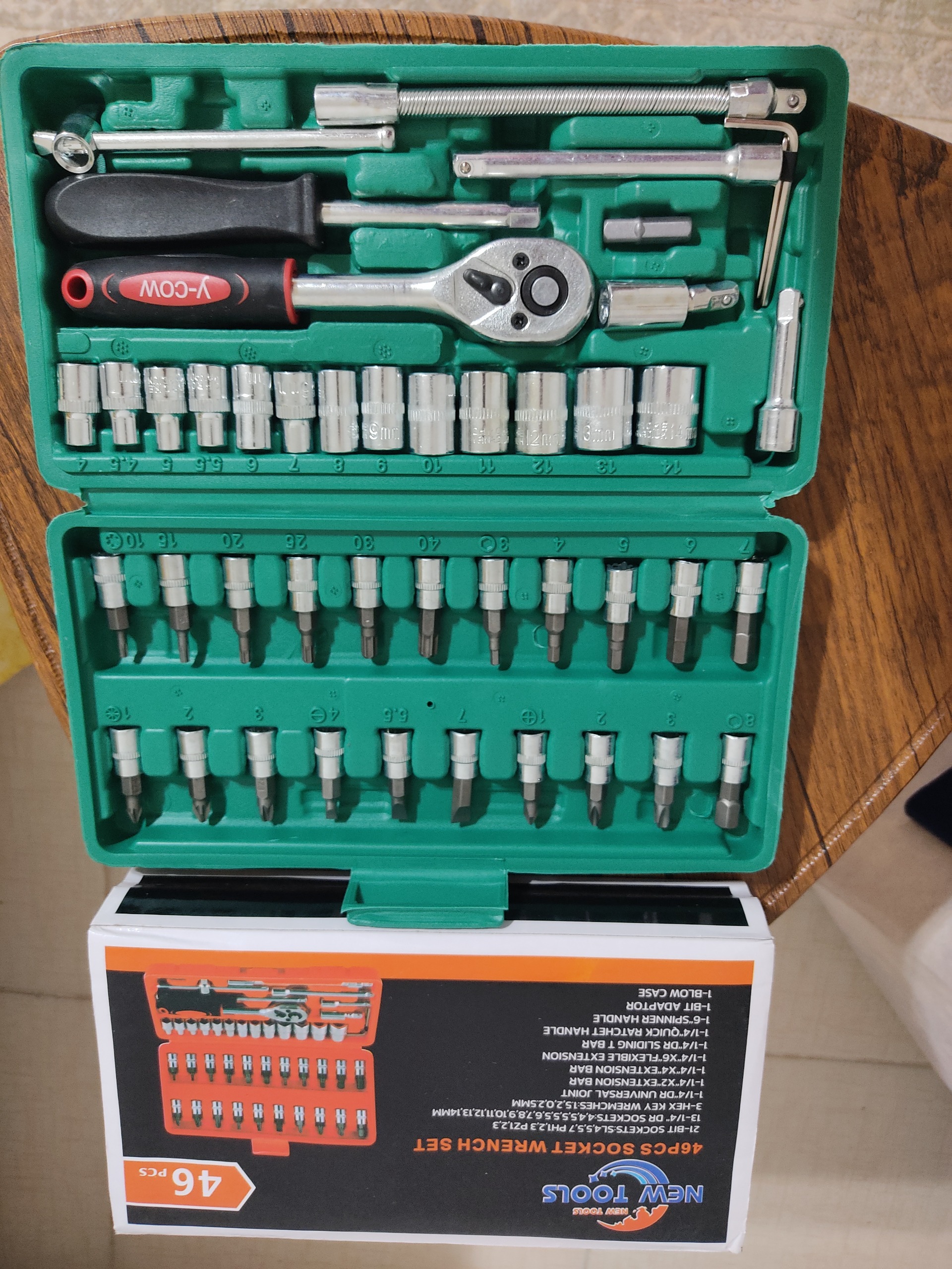 جعبه بکس 46 پارچه کوچک درایو 1.4