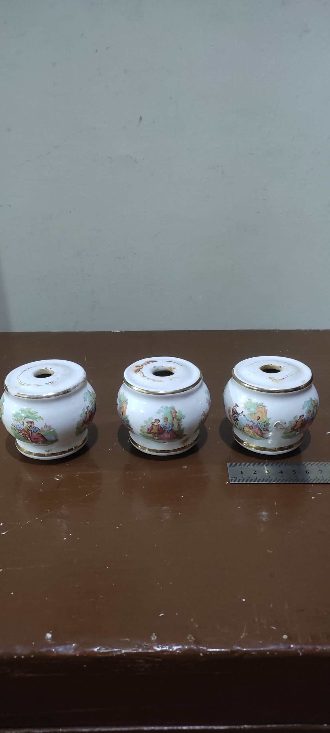 قطعات لوستر چینی یا سرامیک آنتیک