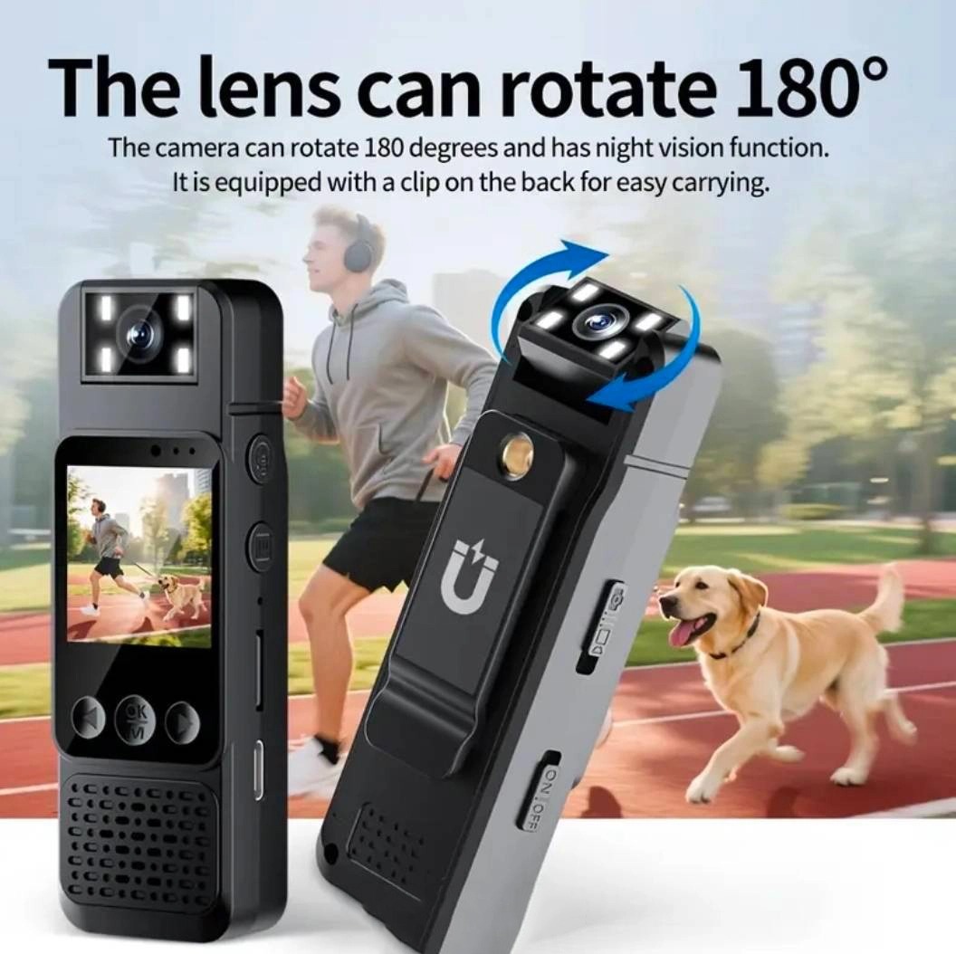 دوربین ورزشی Body Camera چرخشی مدل A10 کد 843