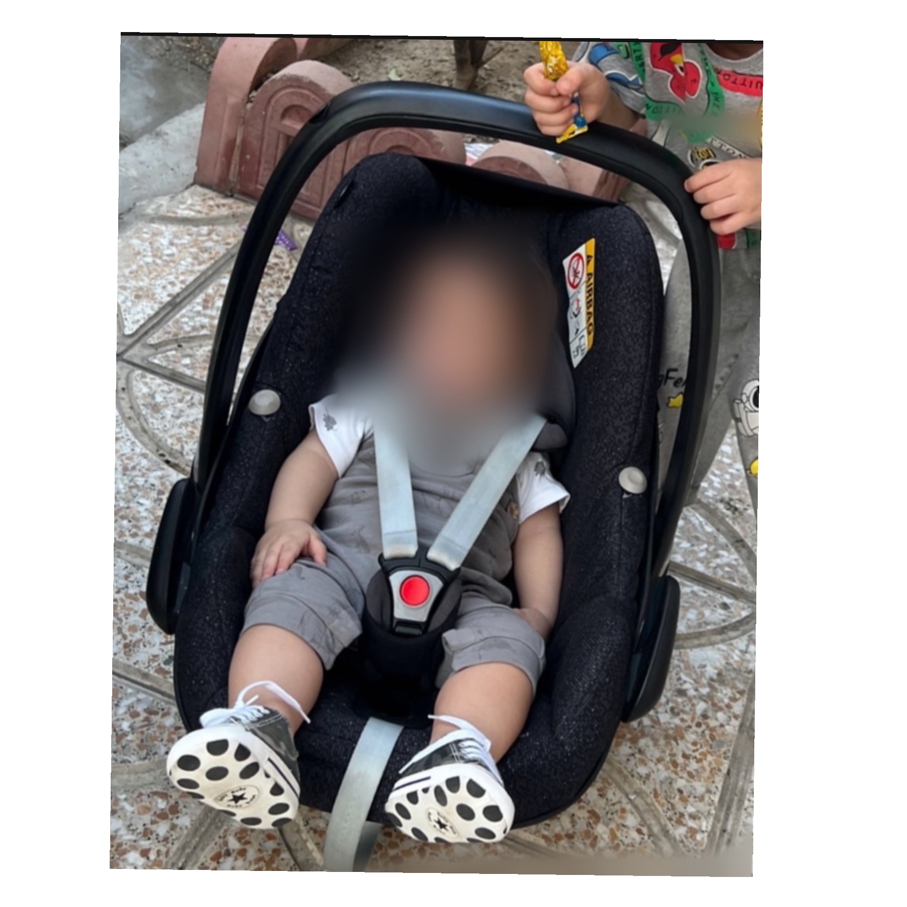 کریر مکسی کوزی مدل پیل مشکی طوسی