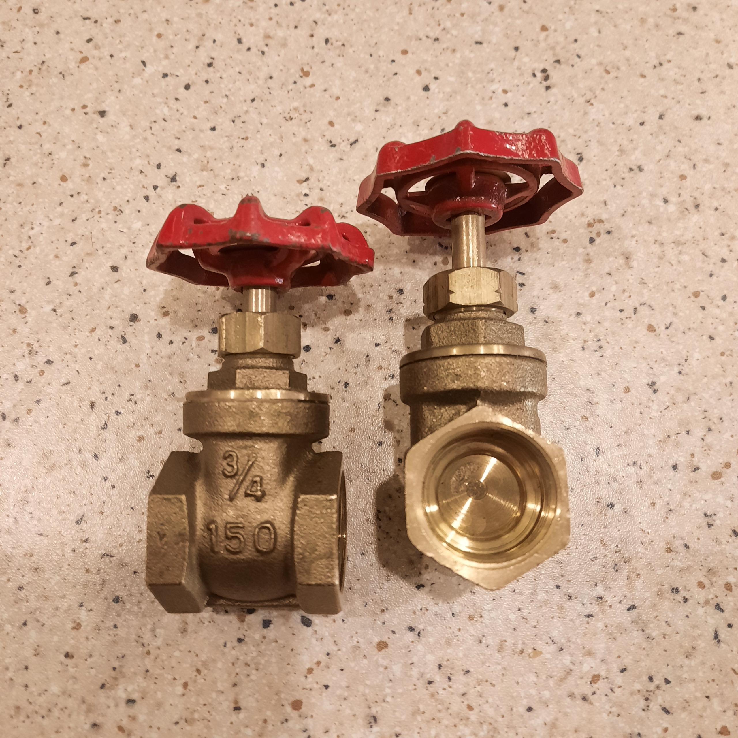 شیر فلکه برنجی