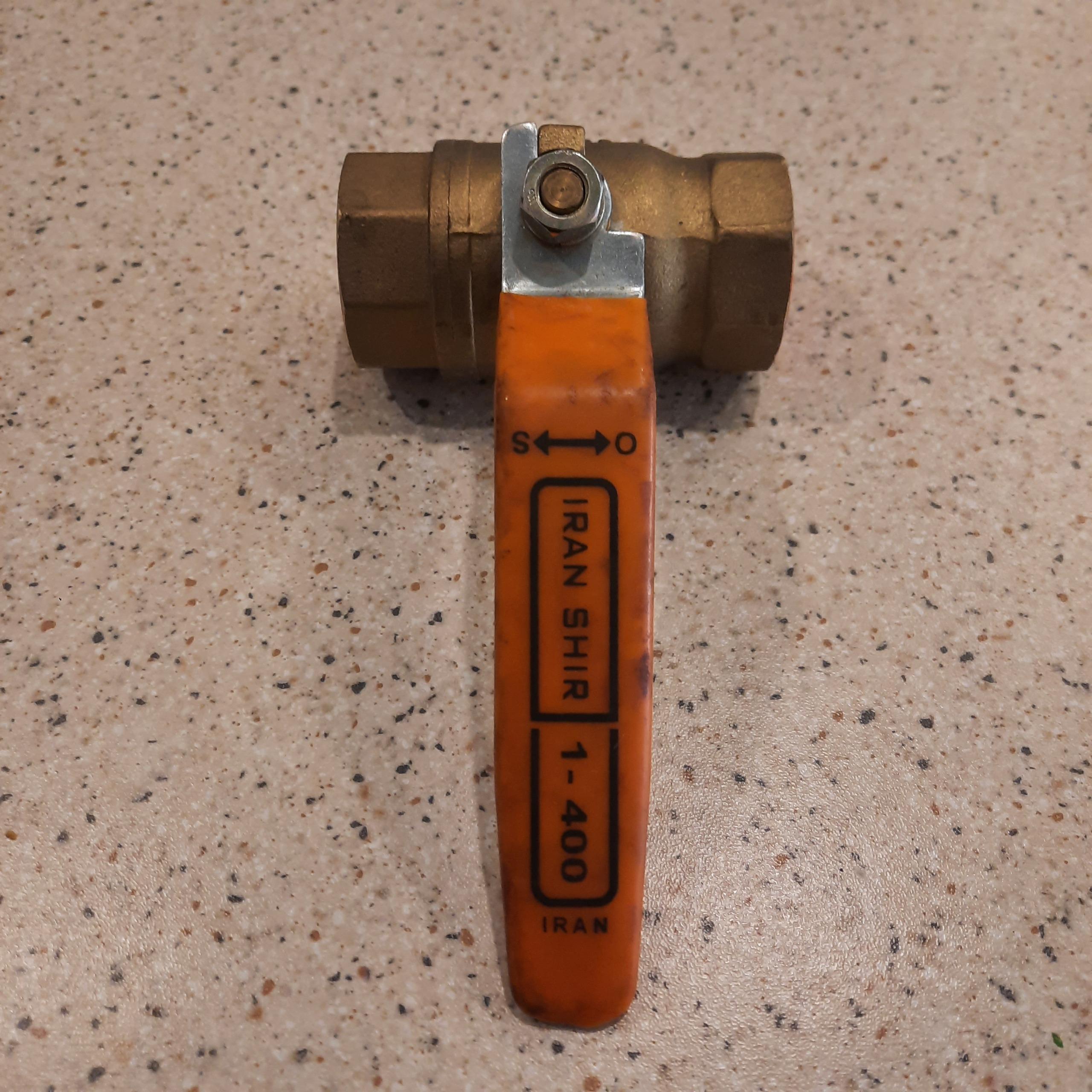 شیر گازی ایران سایز 1 اینچ