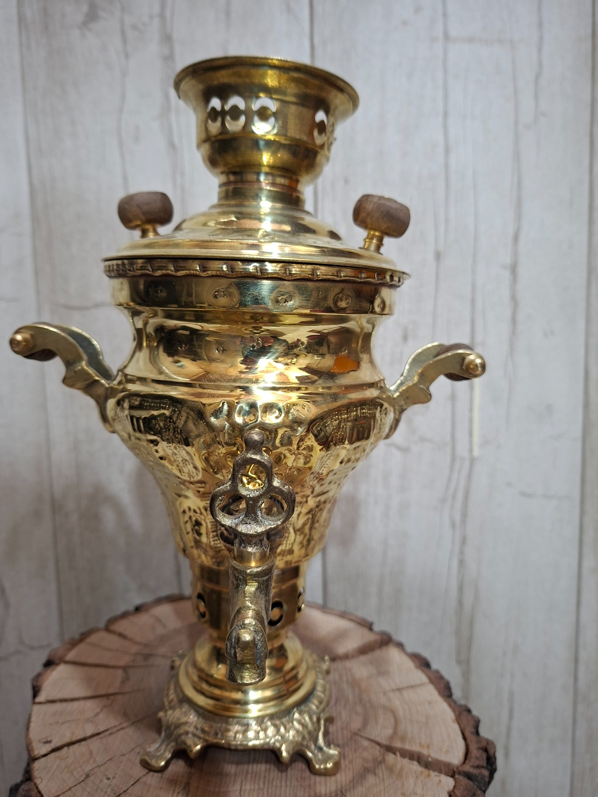 سماور ذغالی زیبا و کلکسیونی