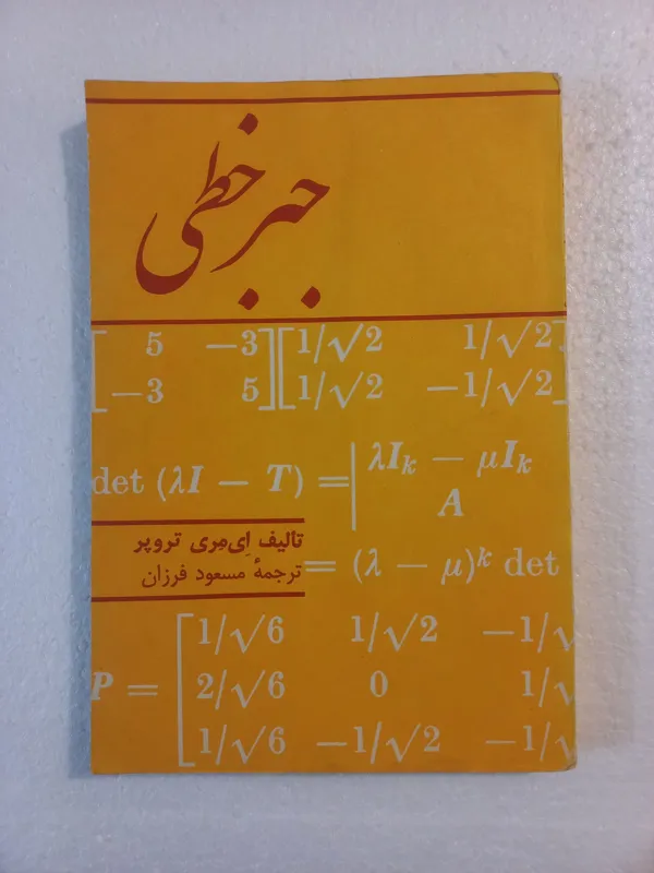جبر خطی / ای مری ترور / مسعود فرزان / سروش