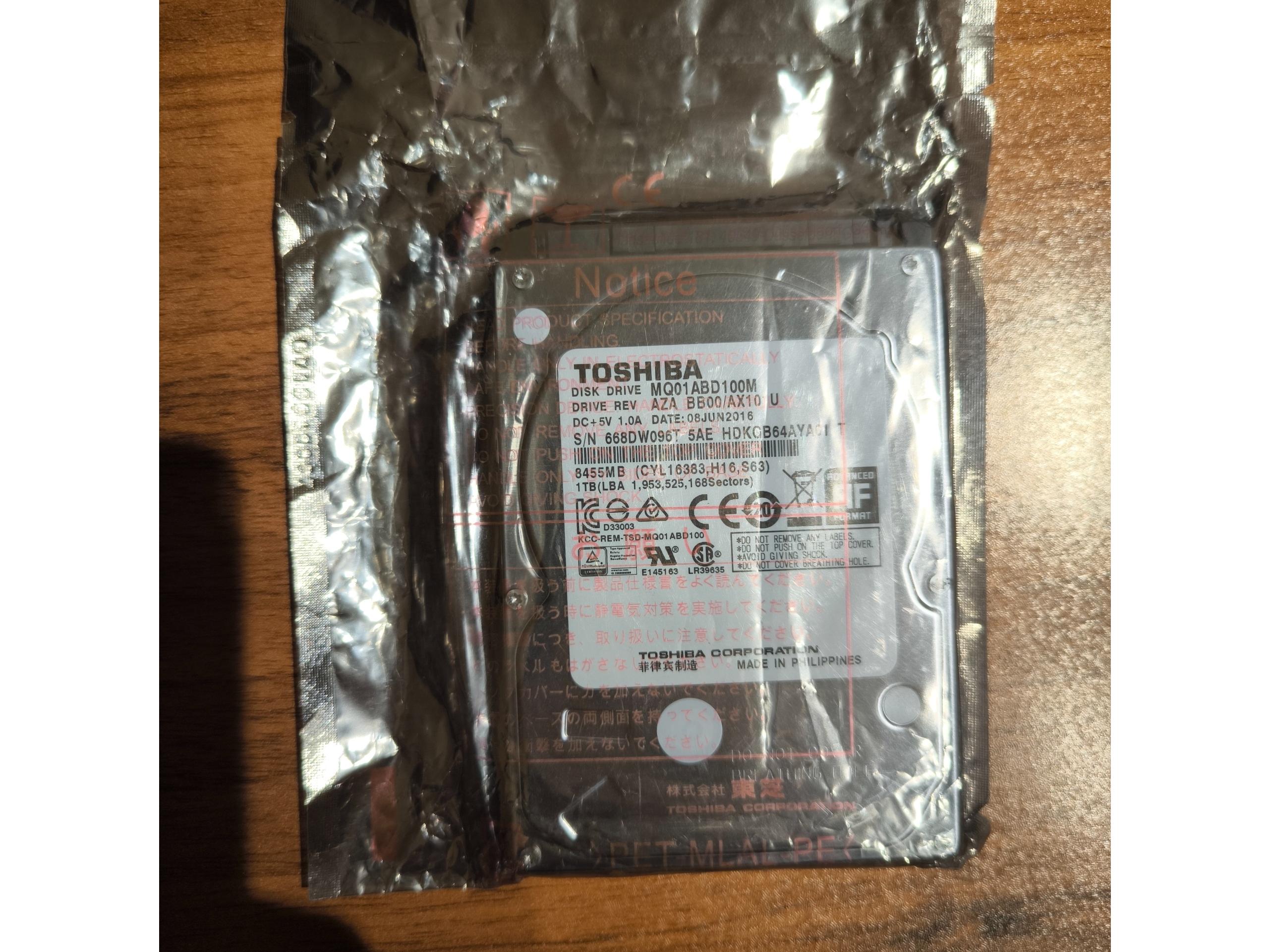 Hdd 1 tra toshiba هارد