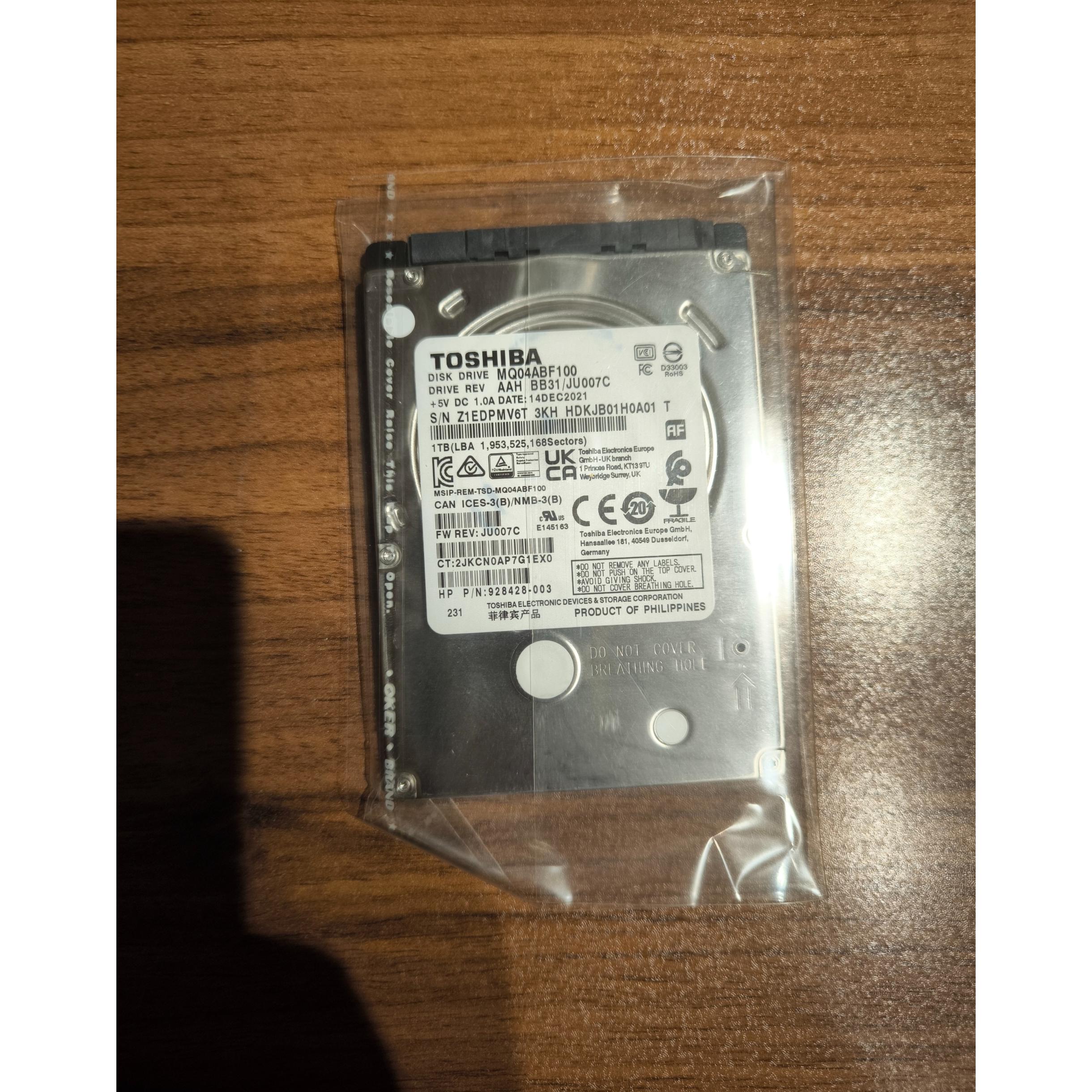 هارد دیسک hdd 1 tra توشیبا