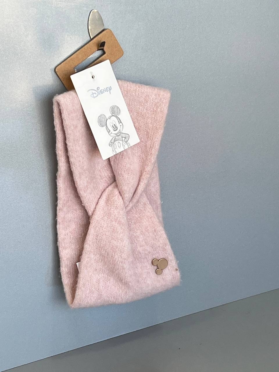  هدبند بافتنی میکی موس دیزنی صورتی پاستلی