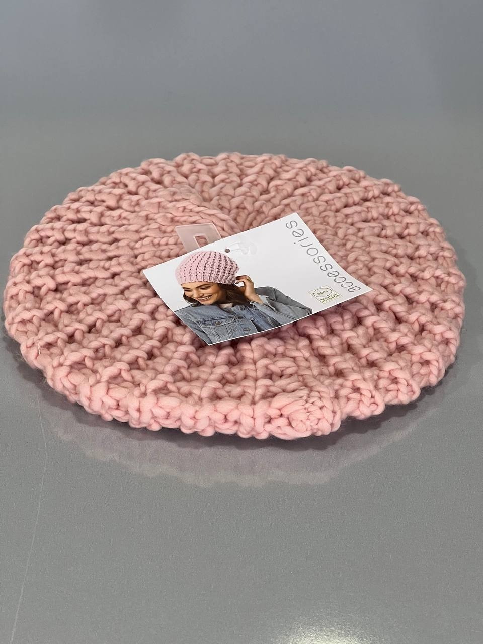 کلاه صورتی زمستانی