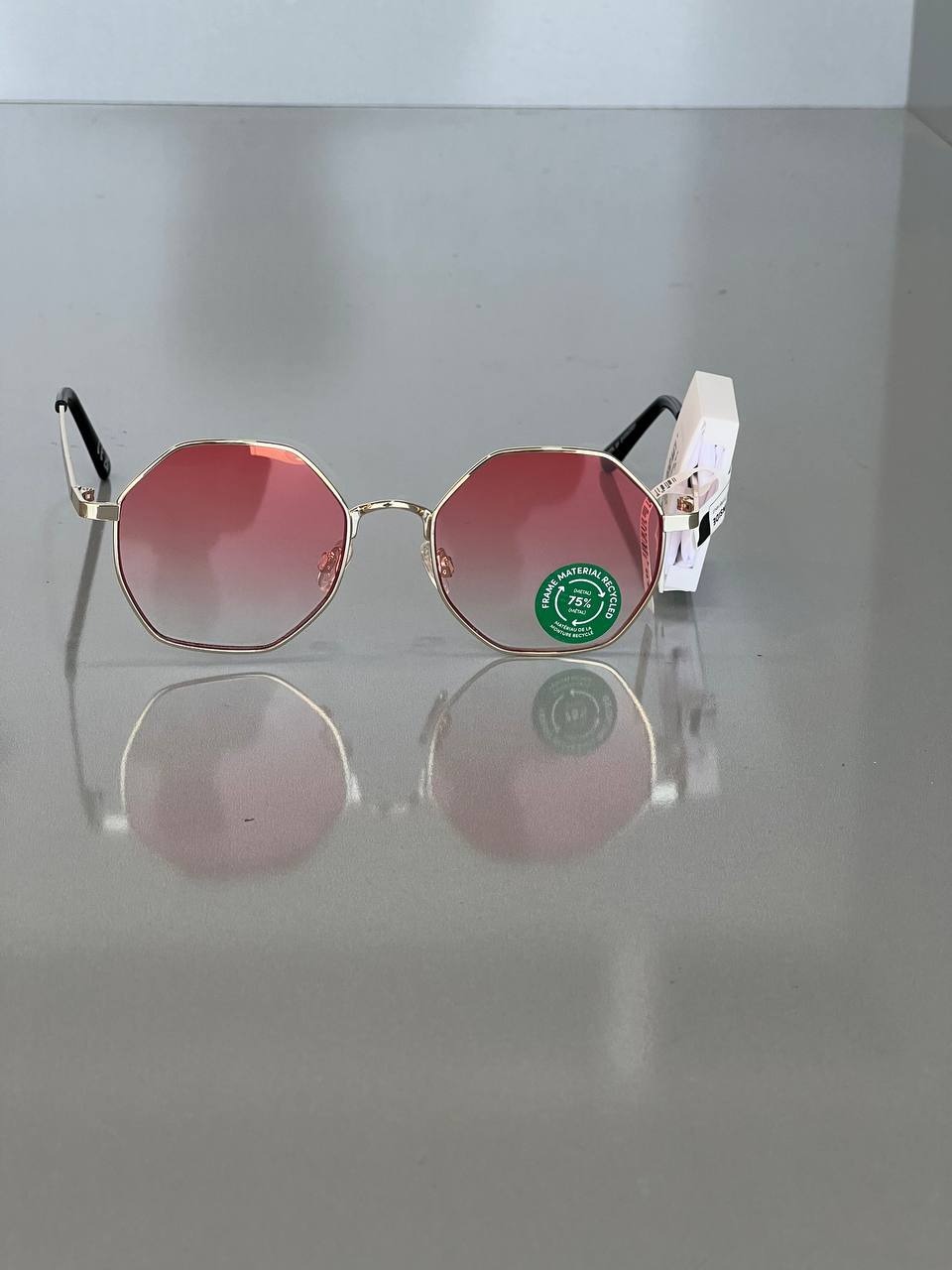 عینک آفتابی فشن لنز صورتی CAT 1