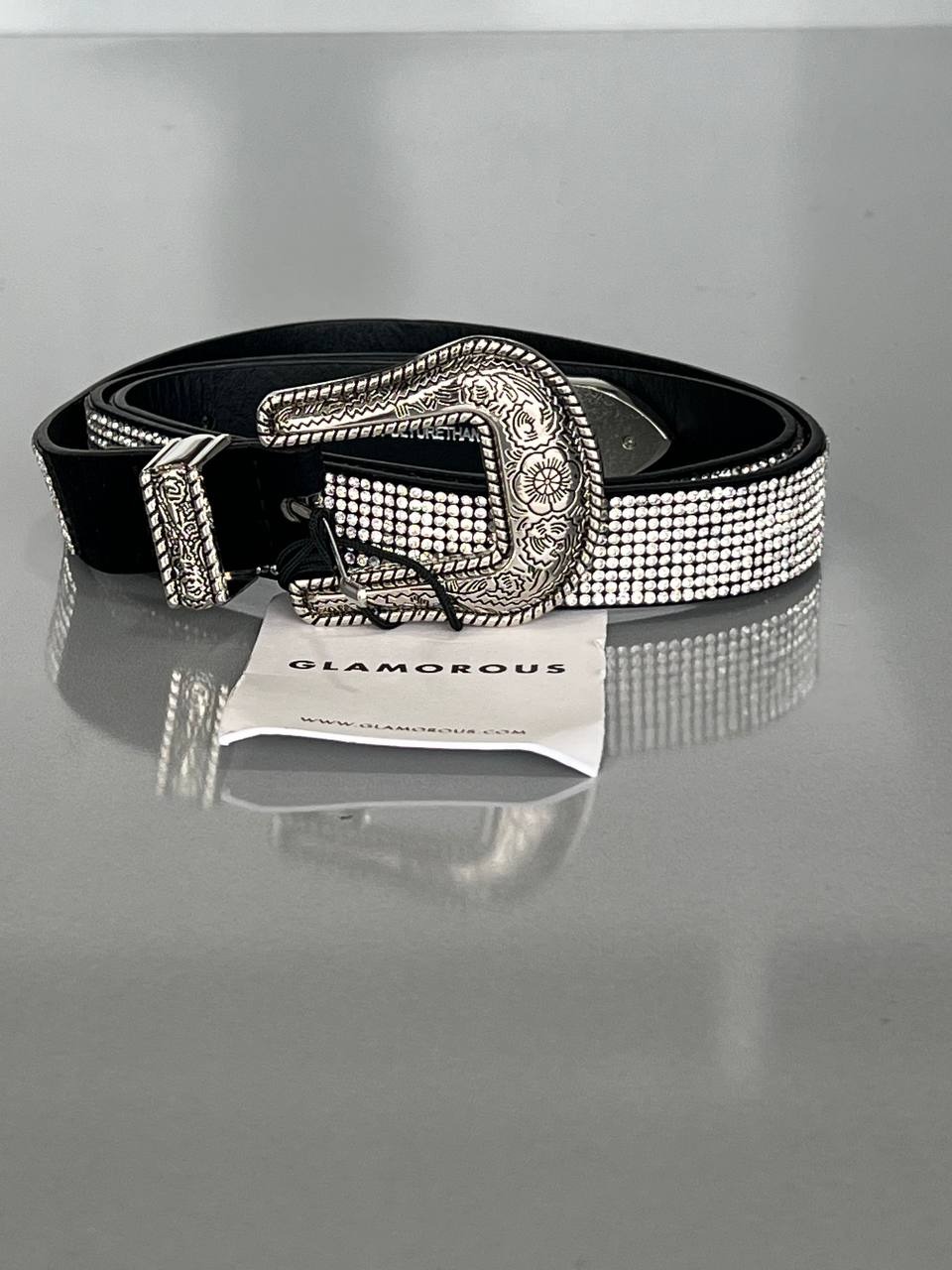  کمربند وسترن نگیندار برند انگلیسی Glamorous