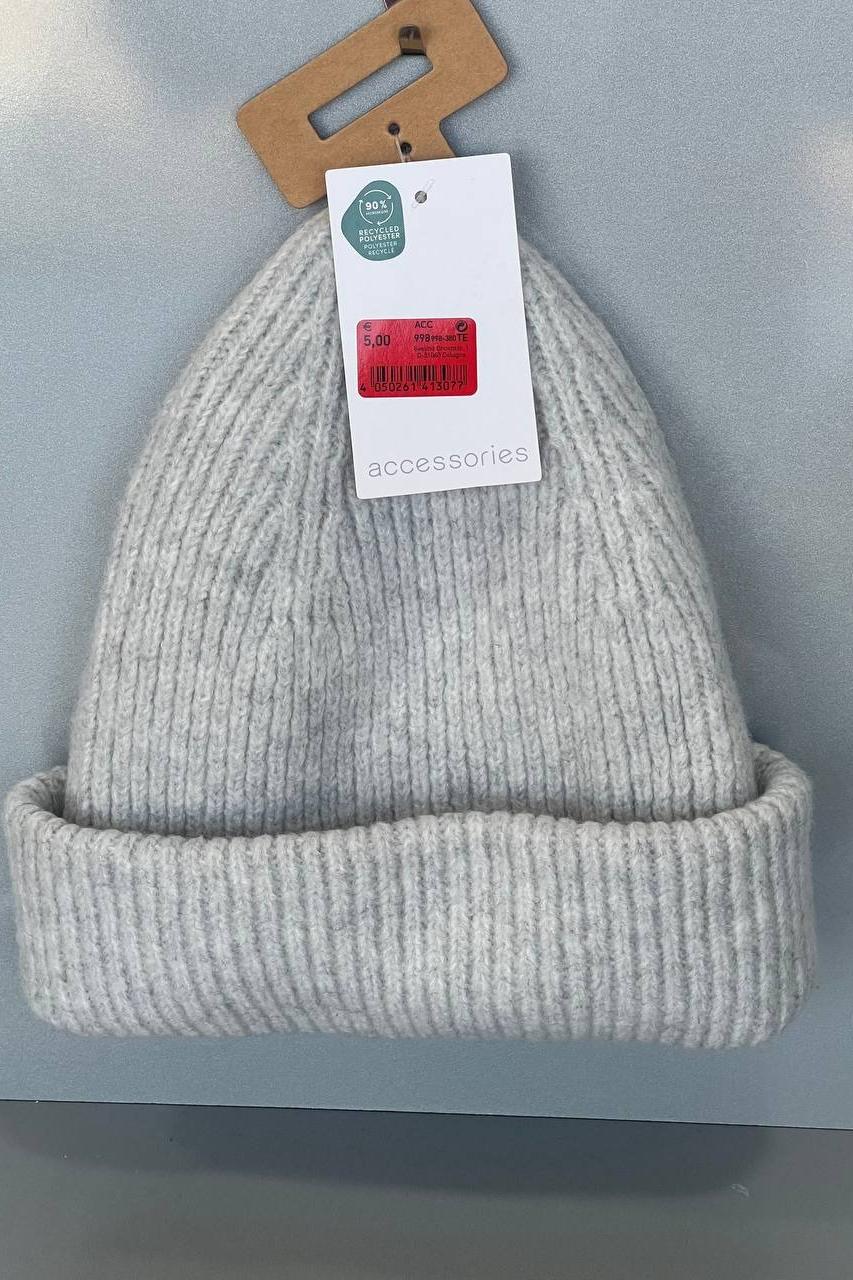 کلاه بافتنی طوسی شیک و گرم