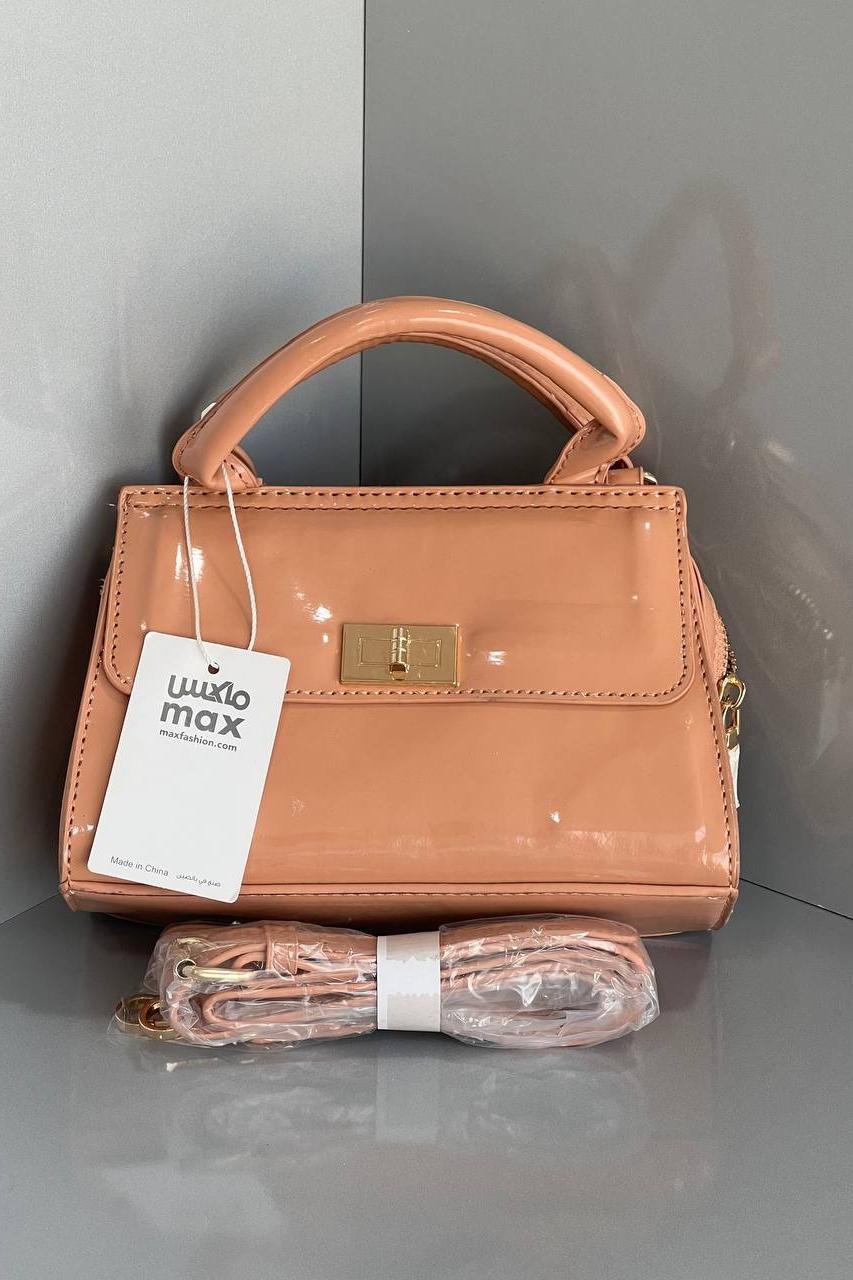 کیف زنانه براق صورتی Max