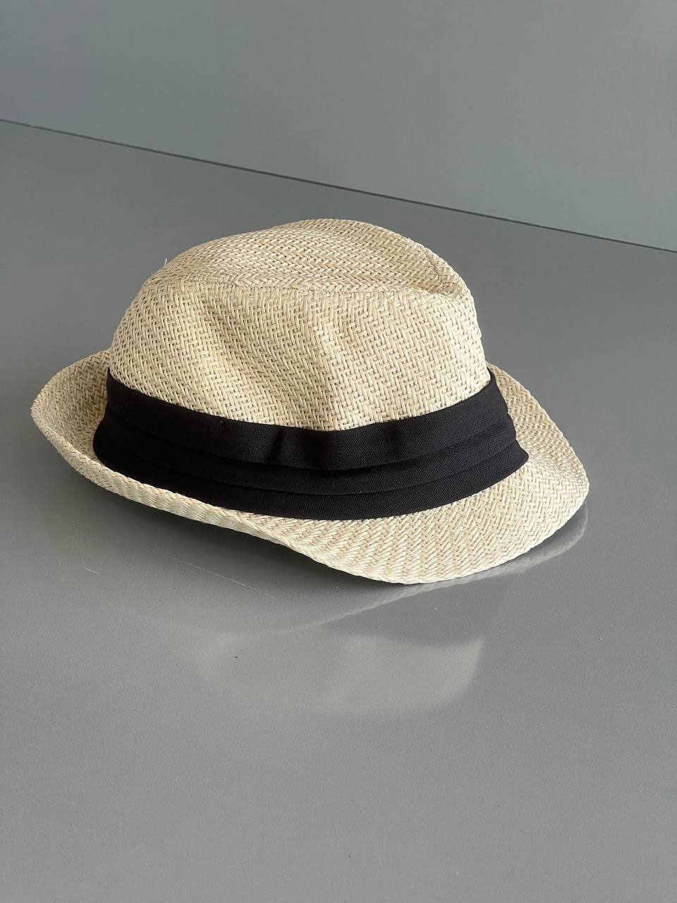 کلاه حصیری پسرانه   سایز 45 (6 ماه)