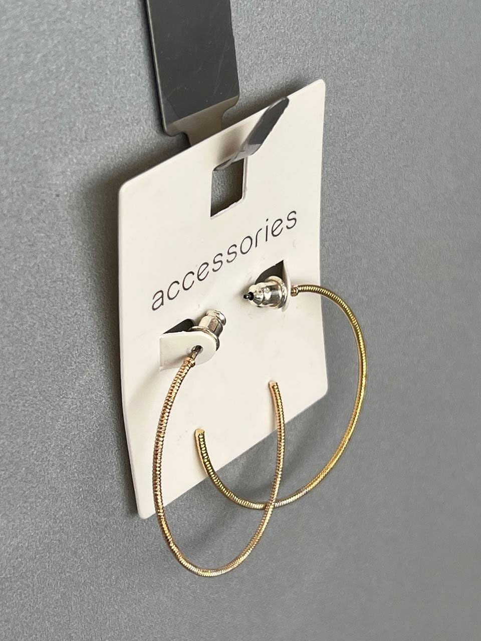 گوشواره مینیمال طلایی حلقه