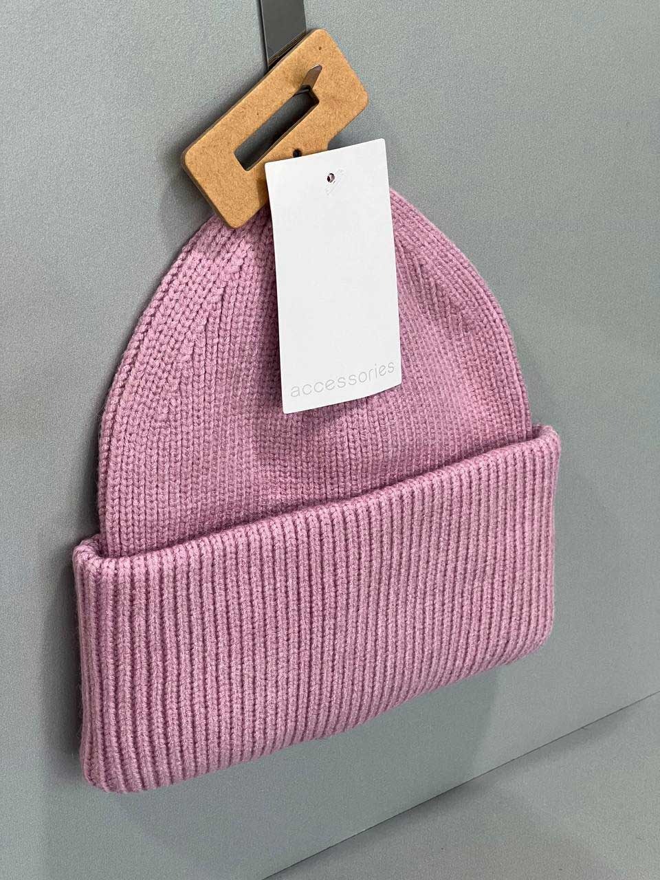 کلاه بافتنی دخترانه صورتی از برند Accessories