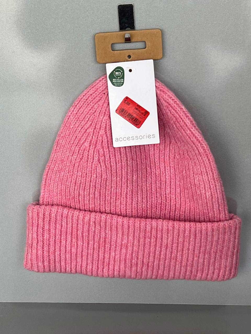 کلاه زمستانی دخترانه صورتی برند Accessories