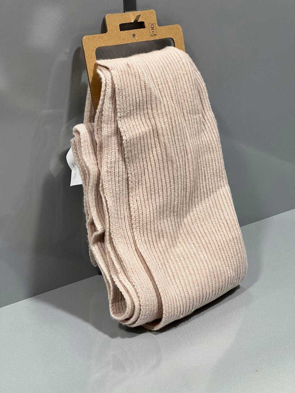 شال گردن زنانه بافت کرم رنگ برند I am