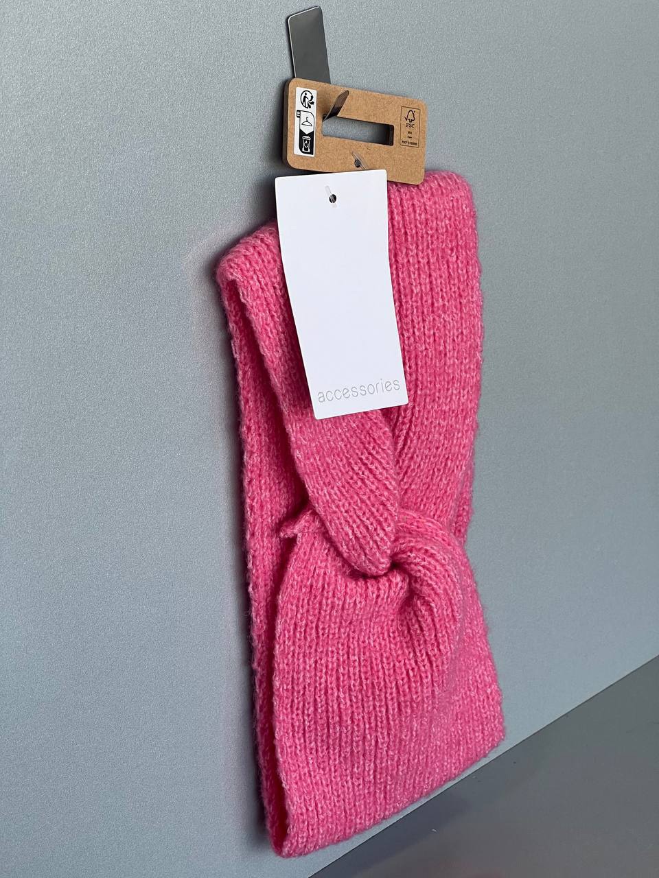 هدبند بافت دخترانه صورتی برند accessories