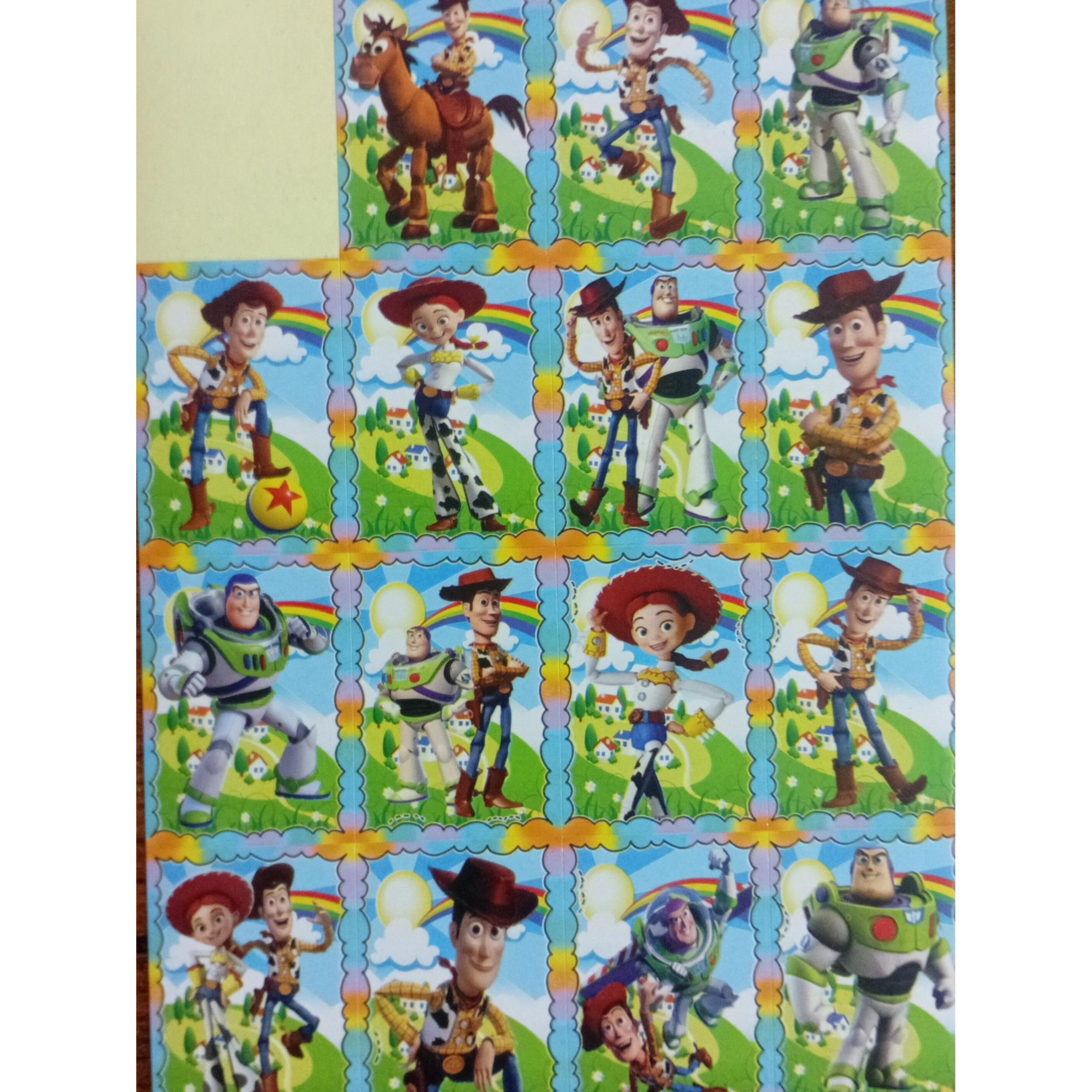 استیکر برچسبی کارتون اسباب بازی ها