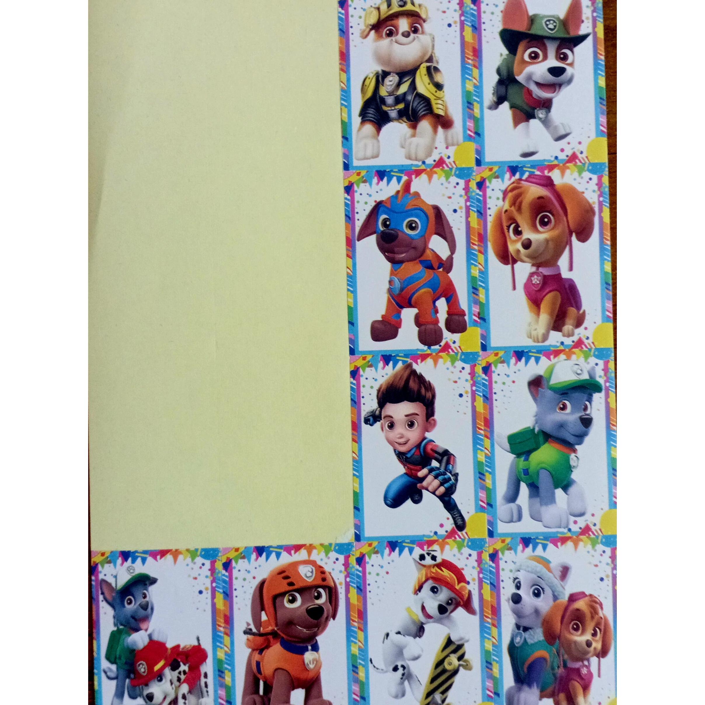 برچسب استیکری کارتونی کودکانه سگ های نگهبان