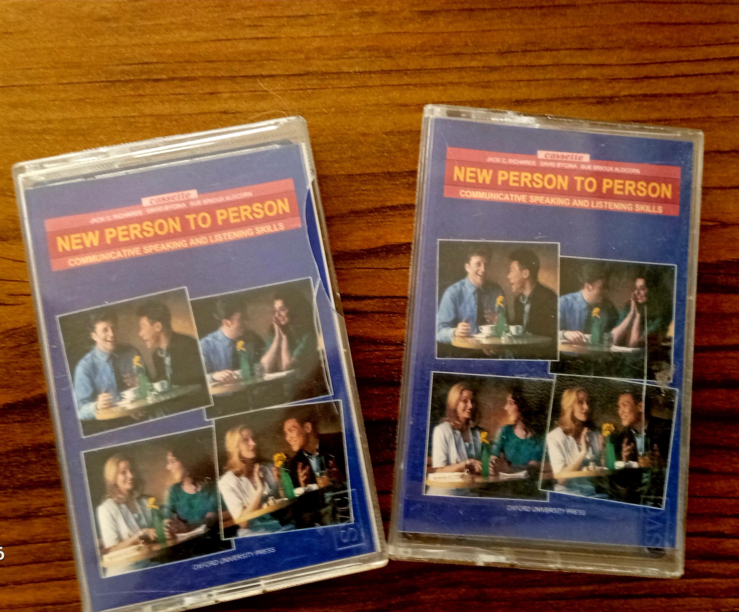 دو عدد نوار کاست آموزش زبان انگلیسی آمریکن قدیمی