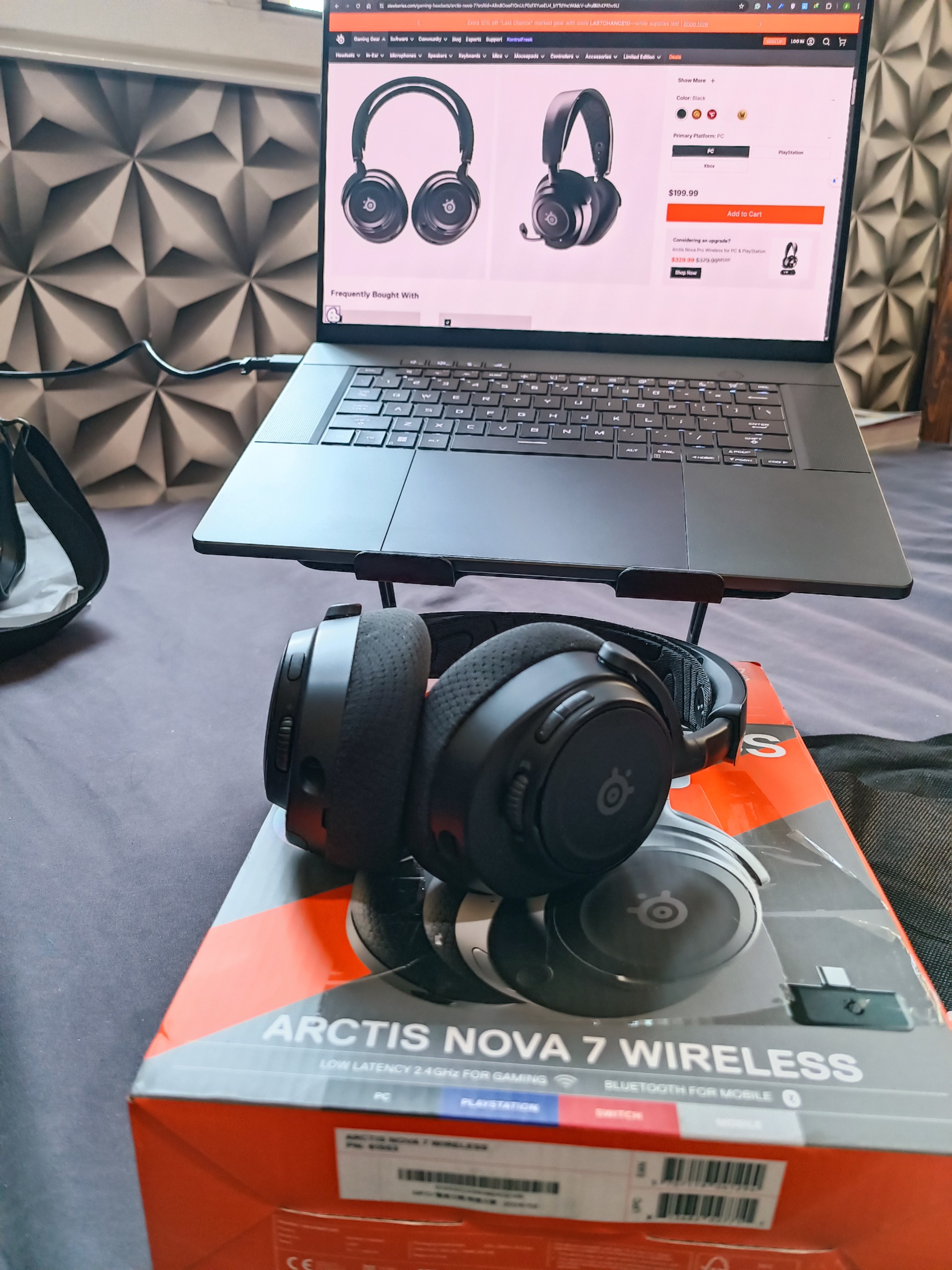 هدست وایرلس SteelSeries Arctis Nova 7 Wireless