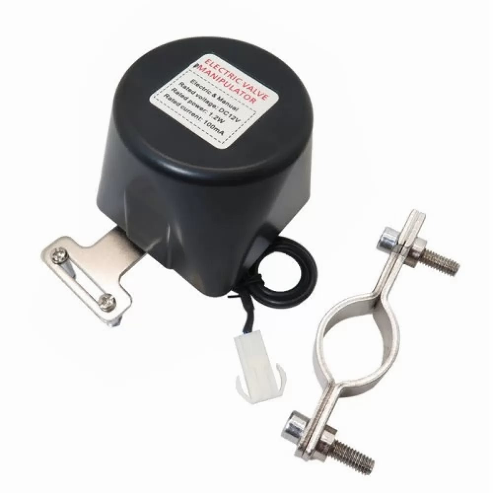 شیر برقی گاز 12ولت گیربکس دار