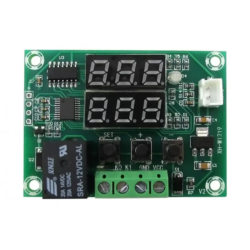 کنترل کننده دما مدل XH-W1219 دارای نمایشگر