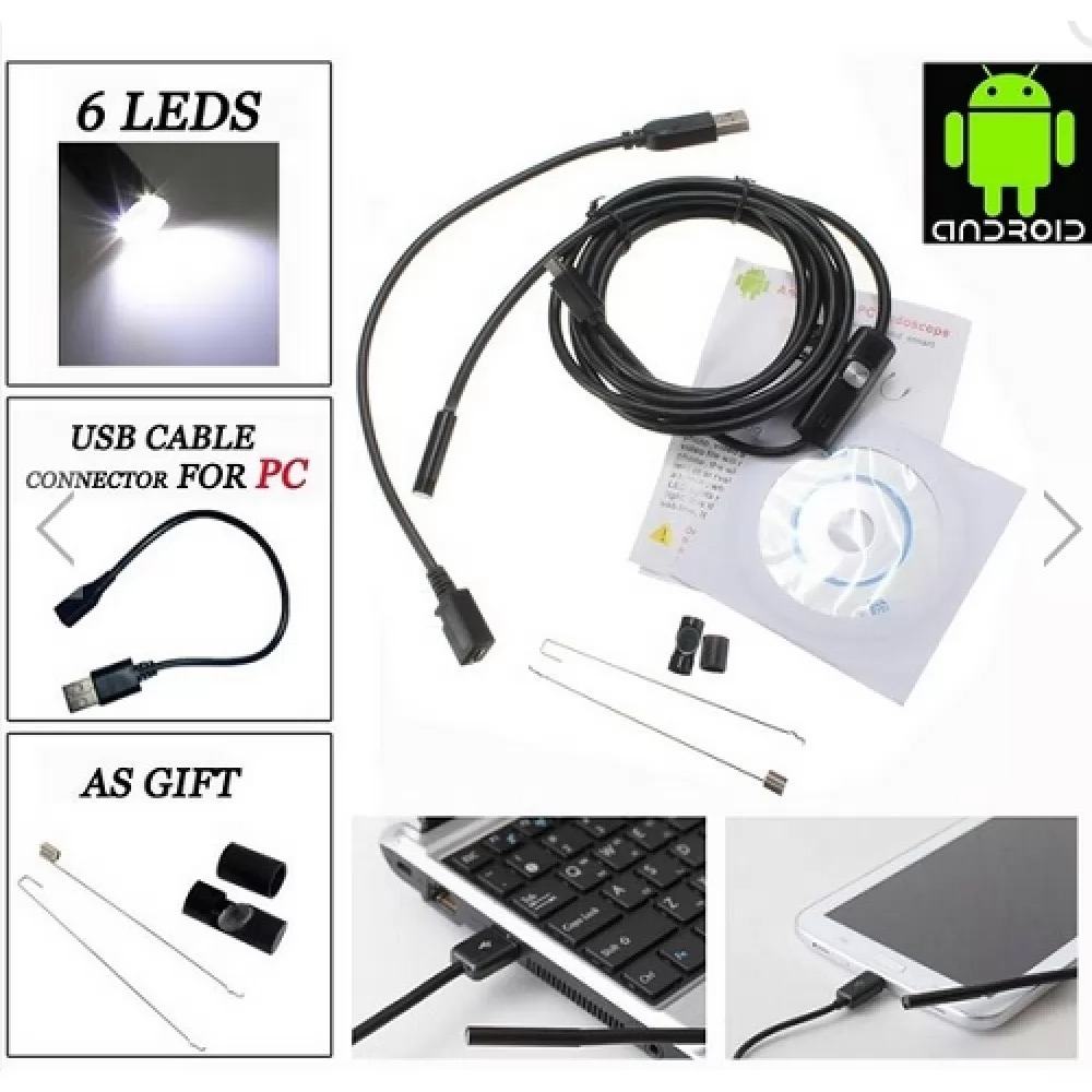 دوربین ضدآب اندوسکوپی مخصوص اندروید وکامپیوتر