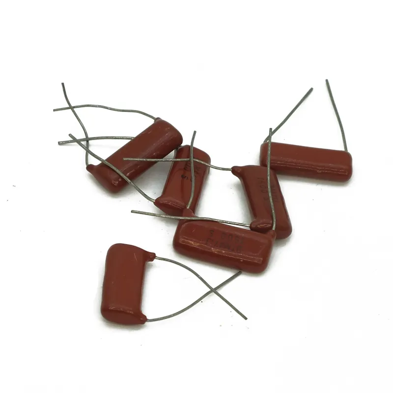 ده عدد خازن پلی استر 0.00047 میکرو فاراد 1600 ولت