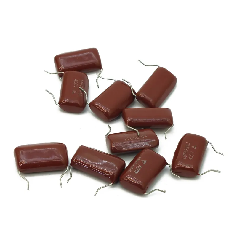 ده عدد خازن پلی استر 0.39 میکرو فاراد 400 ولت