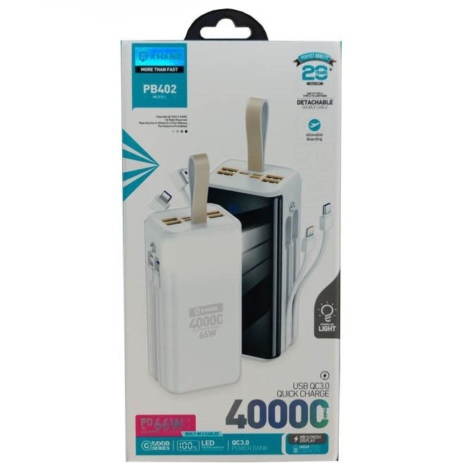 پاوربانک 40 هزار X-HANZ مدل PB402